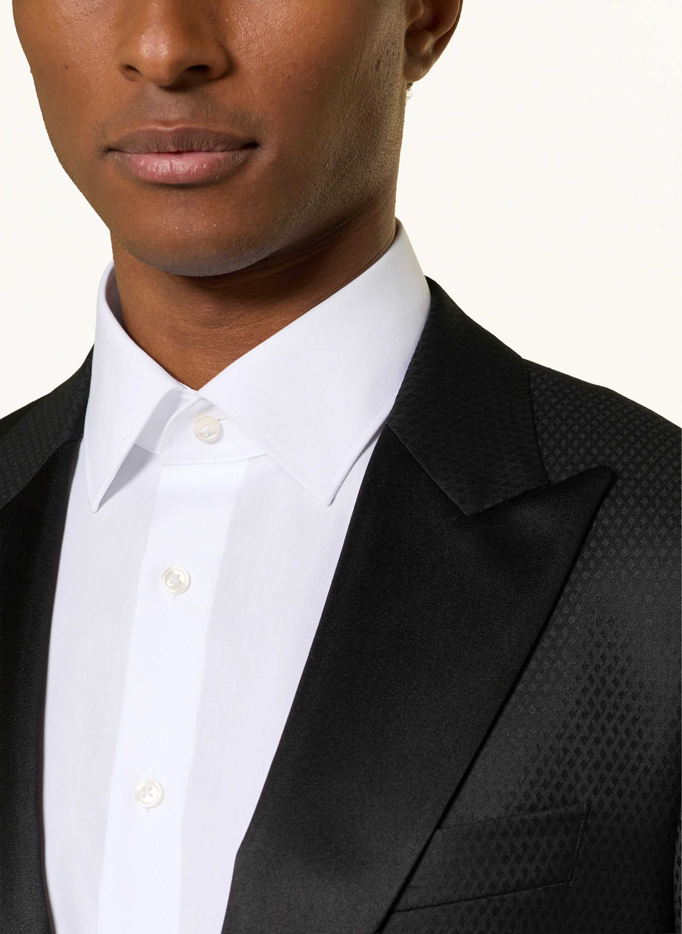 BOSS Sacou de smoking HUDSON Slim Fit: 001 BLACK