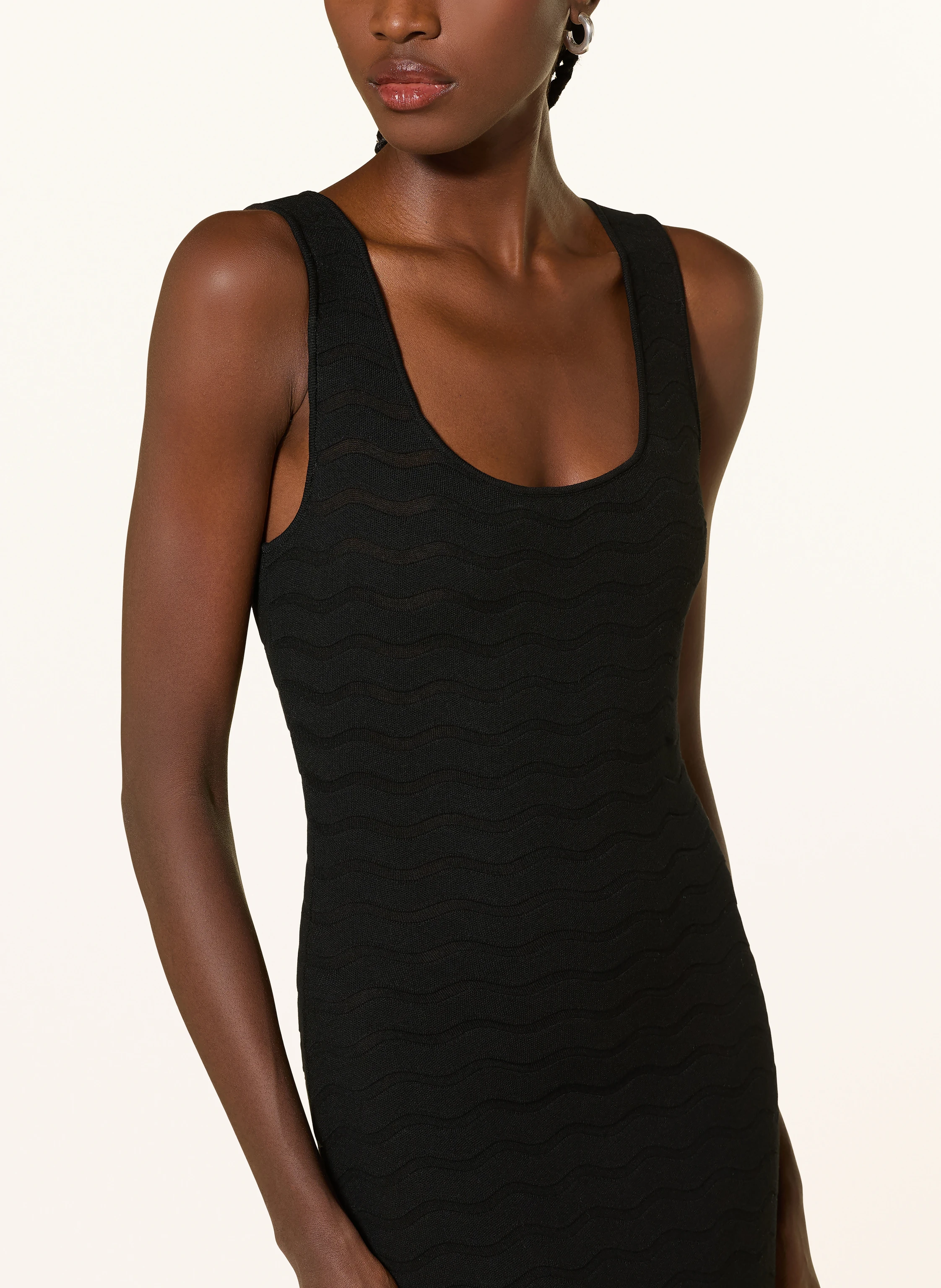 EMPORIO ARMANI dress: BLACK