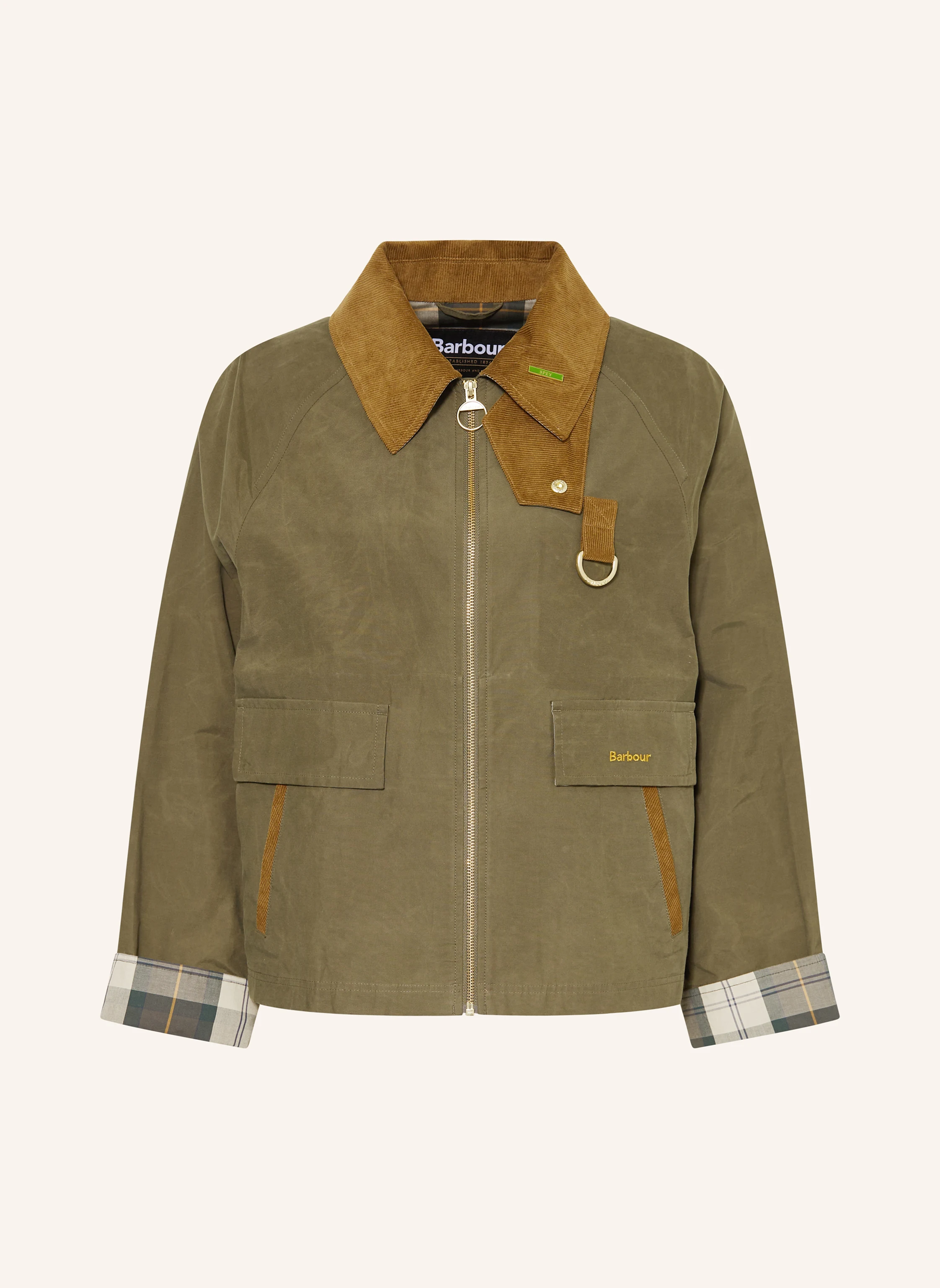 Barbour ICONS SPEY jacket in green / gold / brown