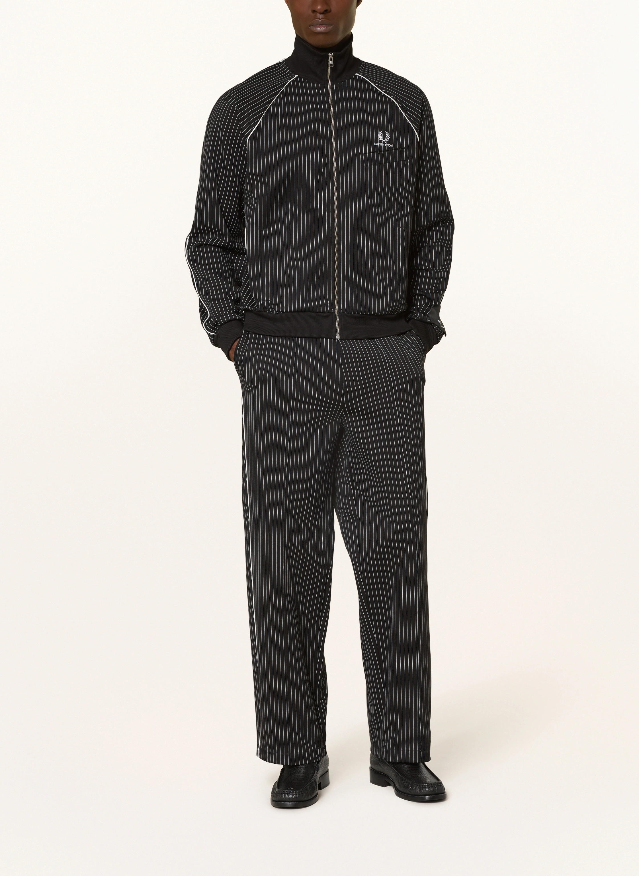 FRED PERRY sweatshirt jacket Kris van Assche × FRED PERRY in black 