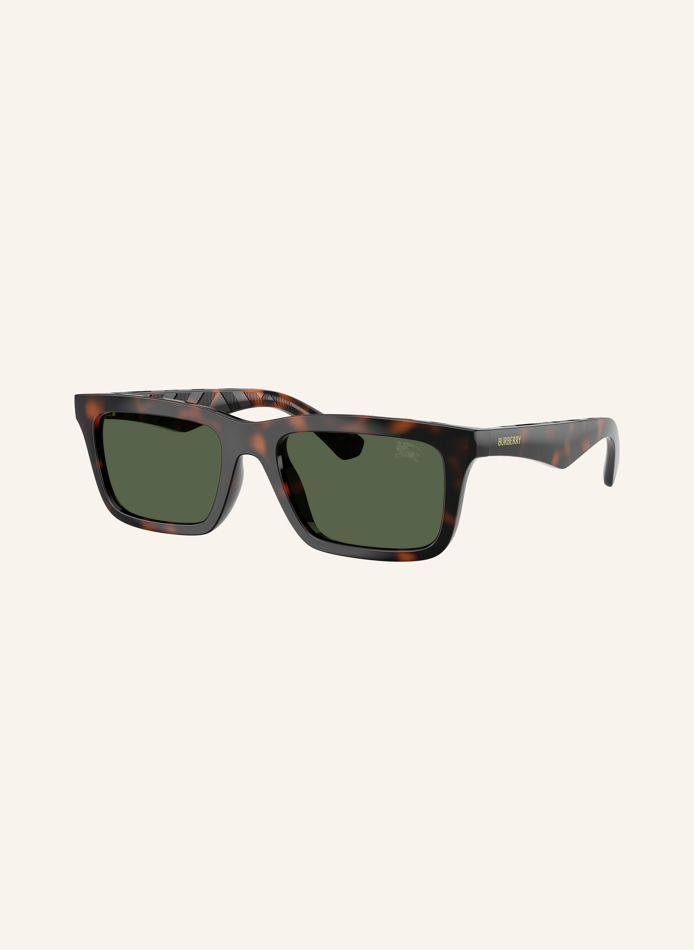 BURBERRY Ochelari de soare BE4475U: HAVANA/ VERDE ÎNCHIS POLARIZAT