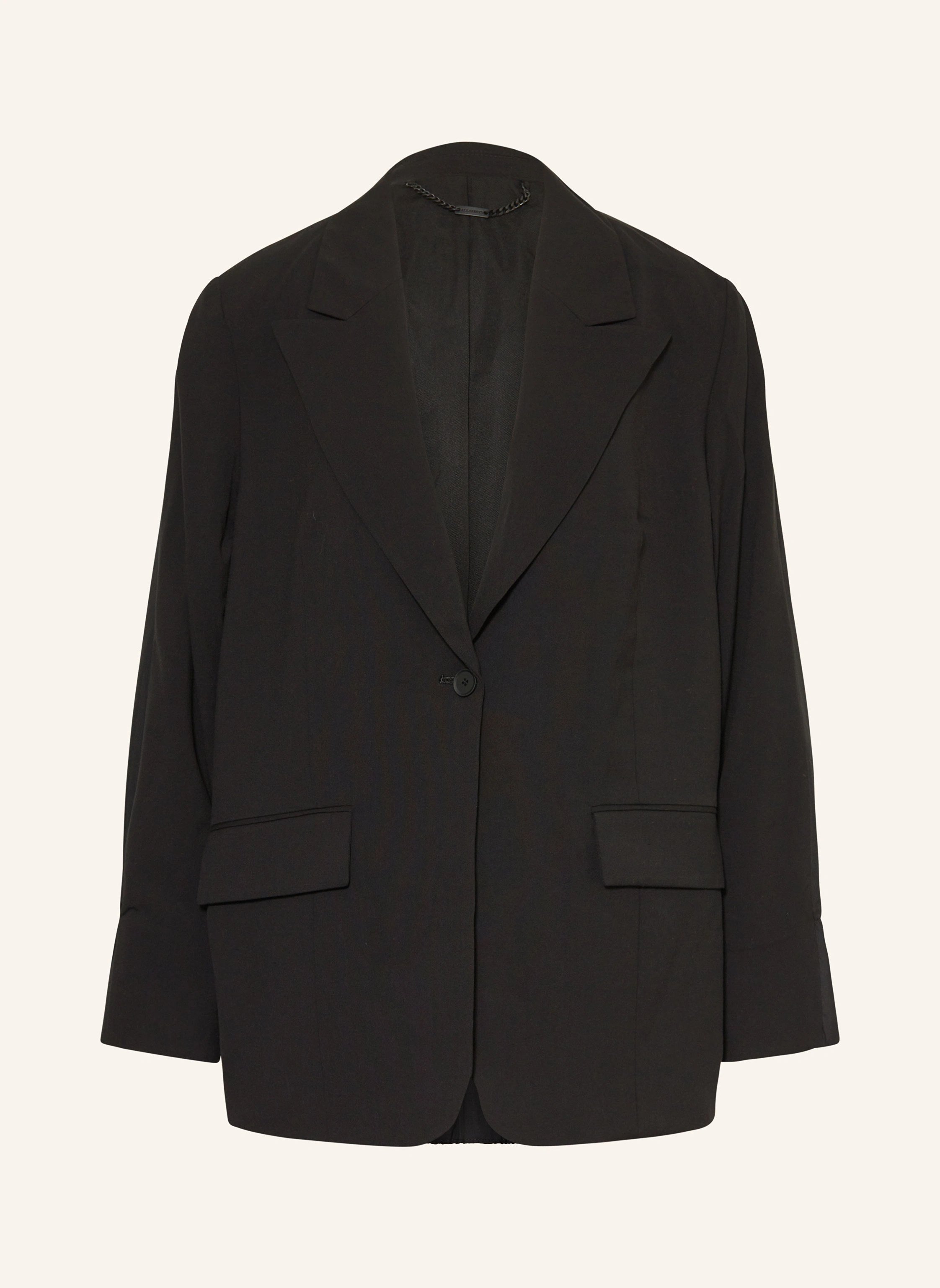 ALLSAINTS Long blazer ALASSETT in black
