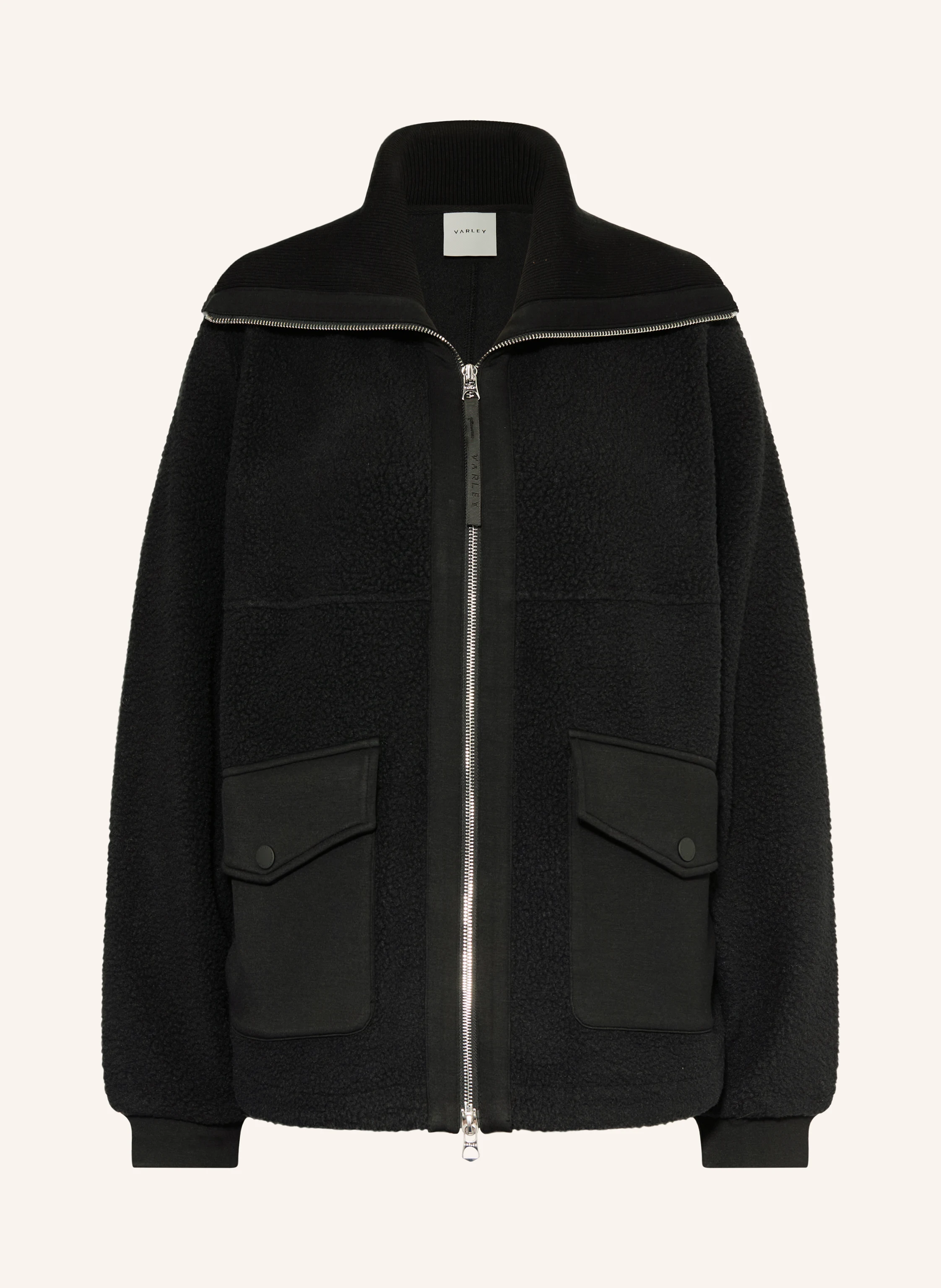 Velilla Fleecejacke Schwarz Gr. L – Mikrofaser-Polyester, 220 G/m², Wärmend Für Arbeitskleidung & Outdoor
