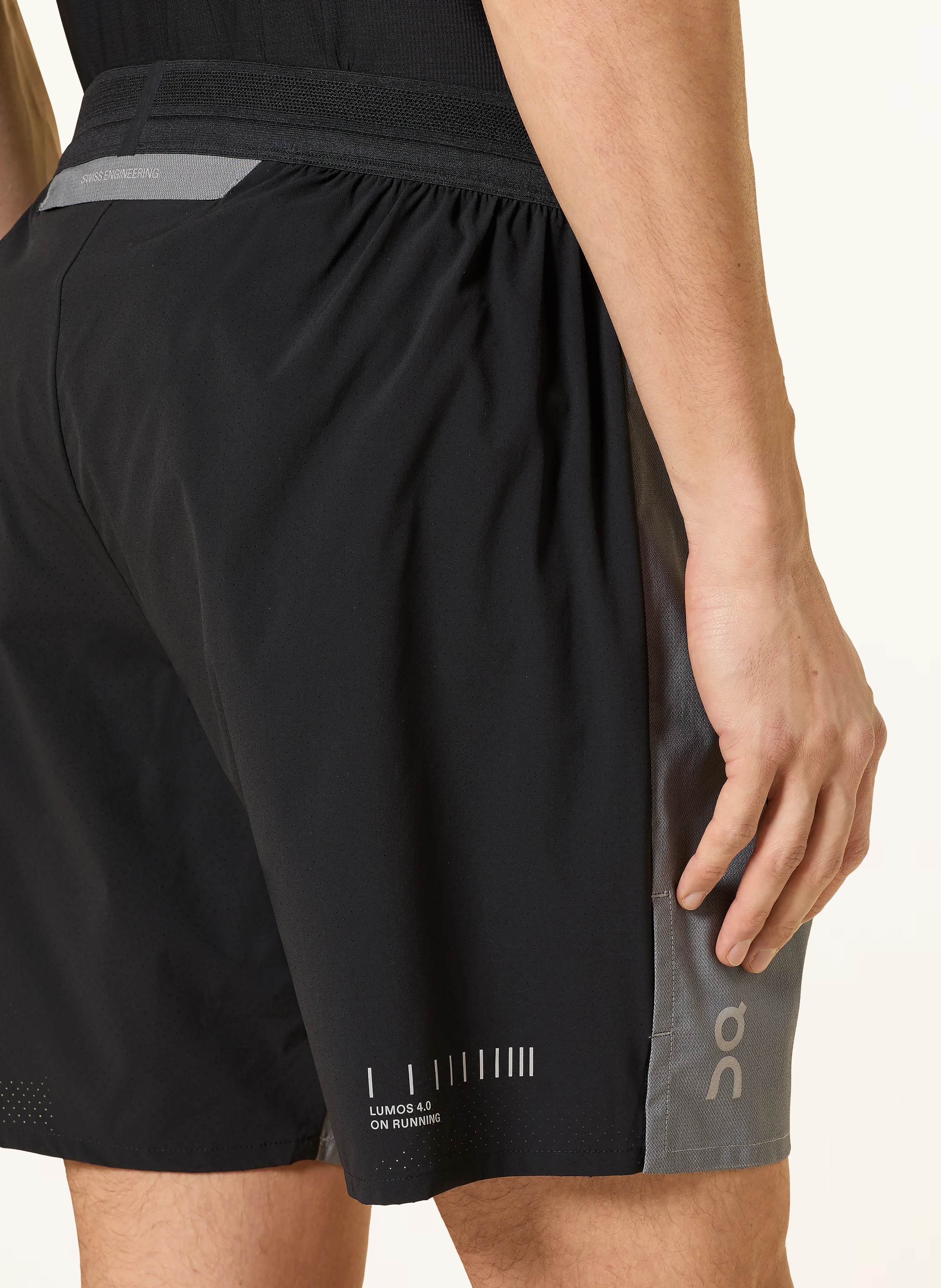 On LUMOS Running Shorts in black