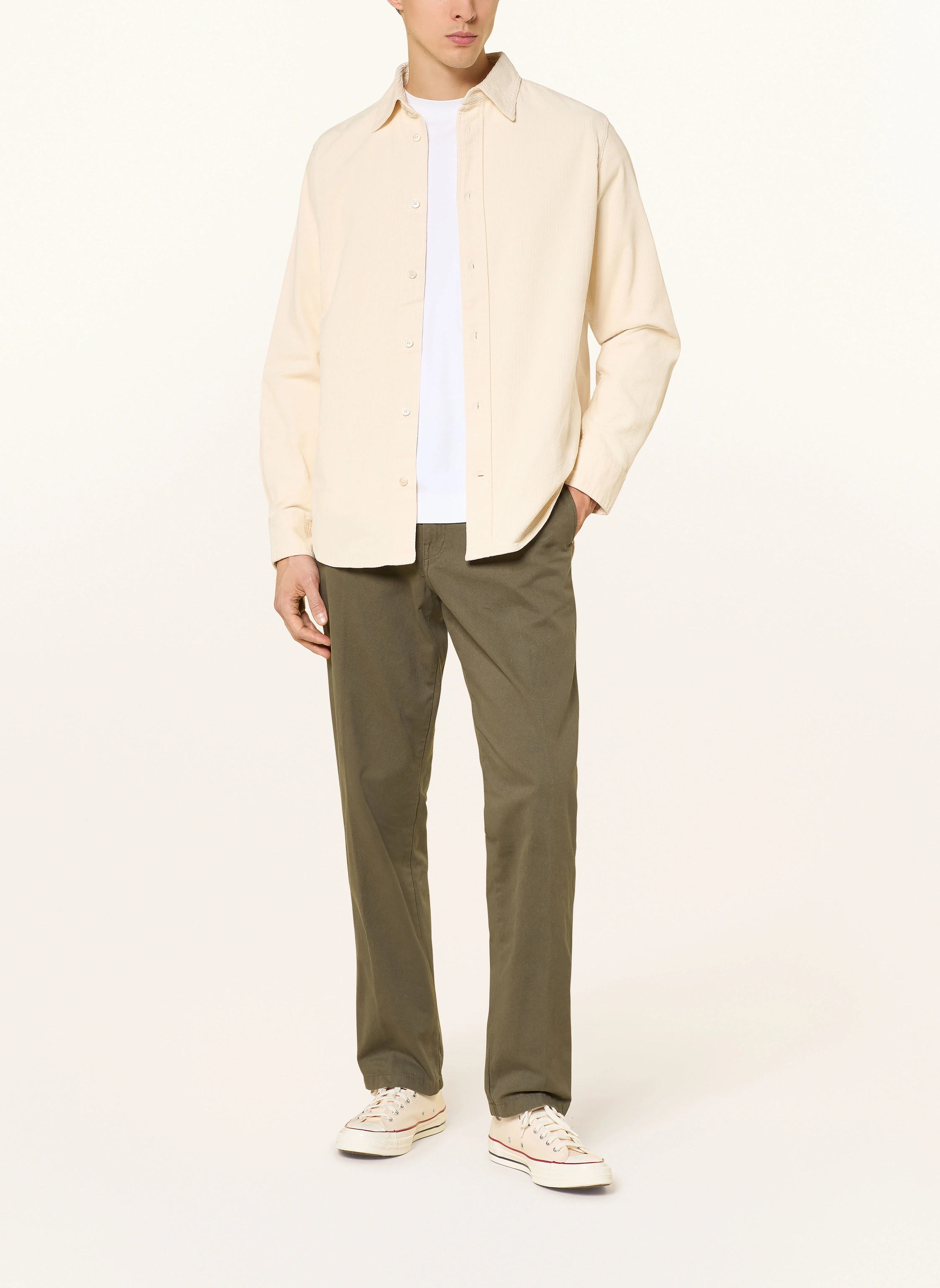 REPLAY Regular fit chino pants: KHAKI