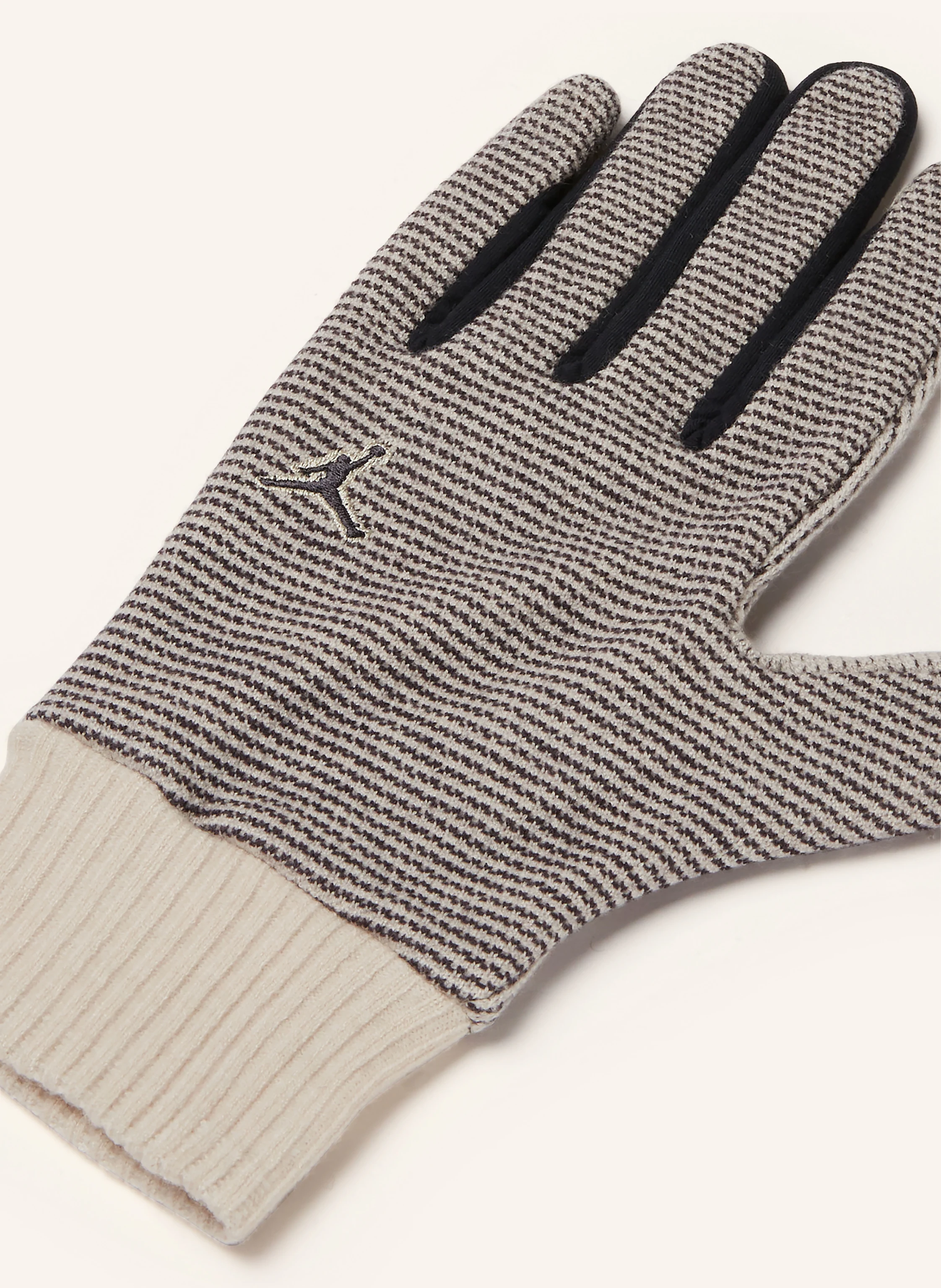 JORDAN Multisport-Handschuhe JORDAN AIRY mit Touchscreen-Funktion in ecru /  schwarz