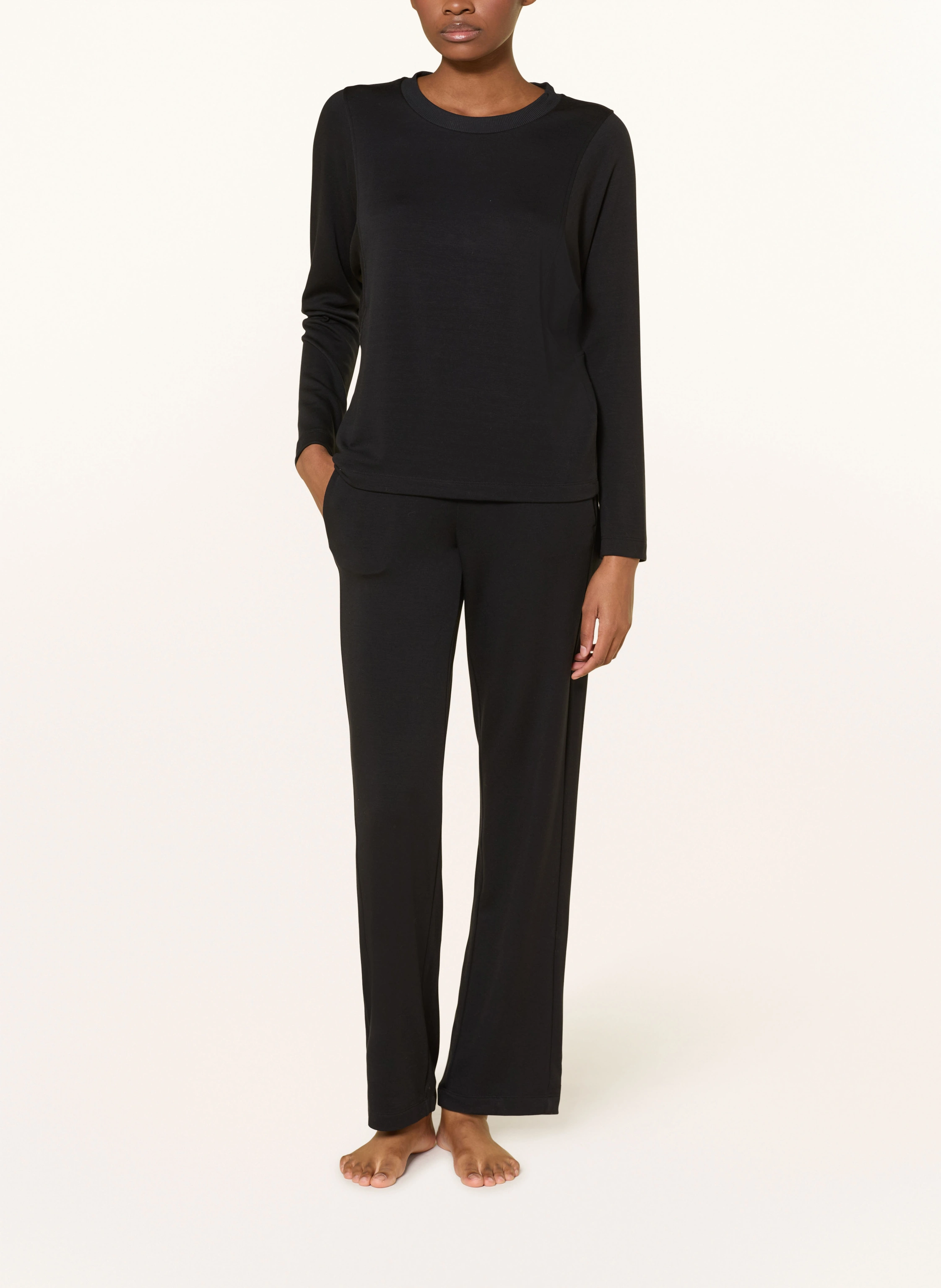 Schiesser Pantalon De Pyjama Court Coton Stretch Mix + Relax - Bas De Pyjama Femme Confortable