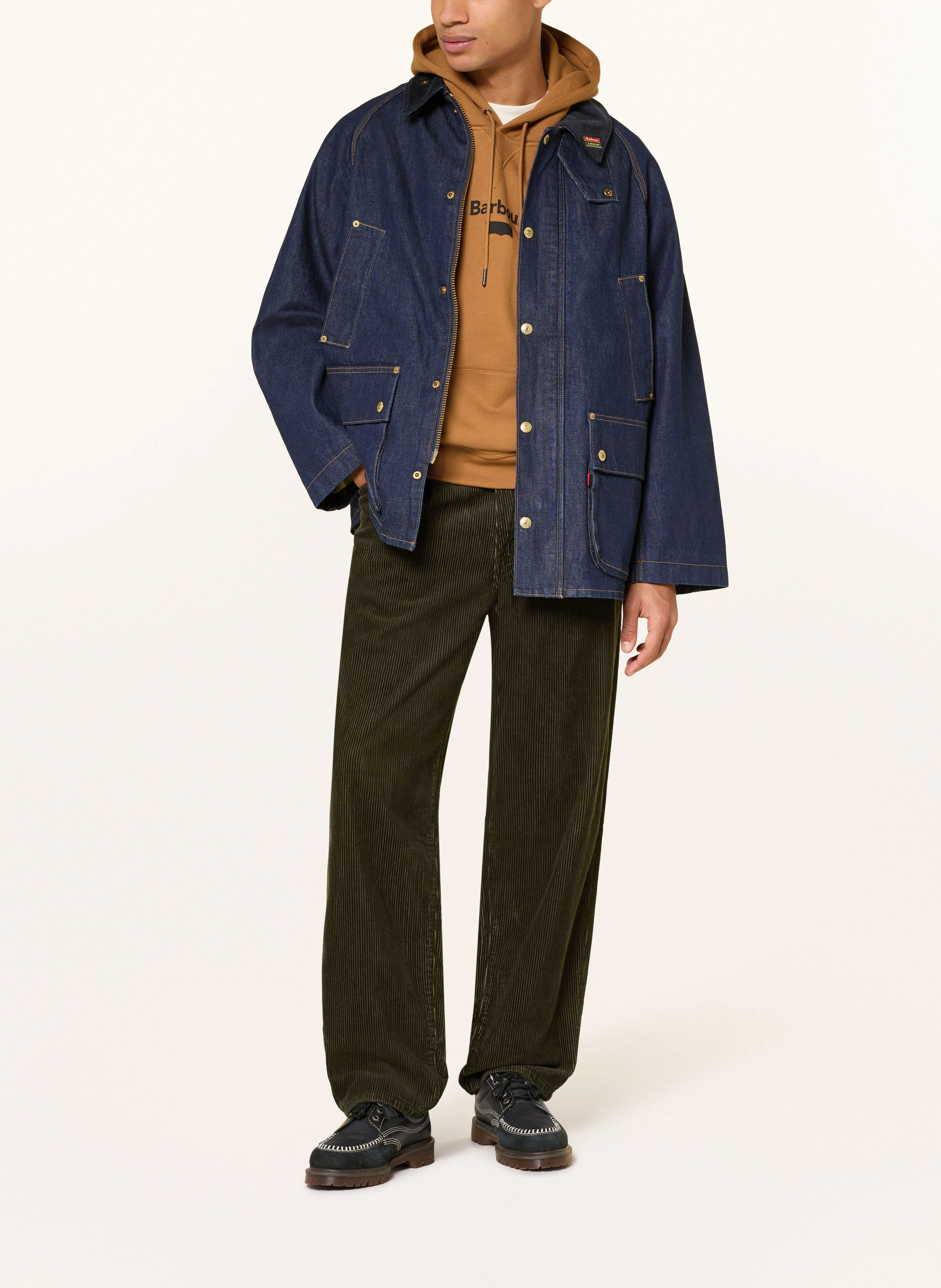 Barbour Denim jacket OS BEDALE DENIM Levi's® × Barbour in dark blue
