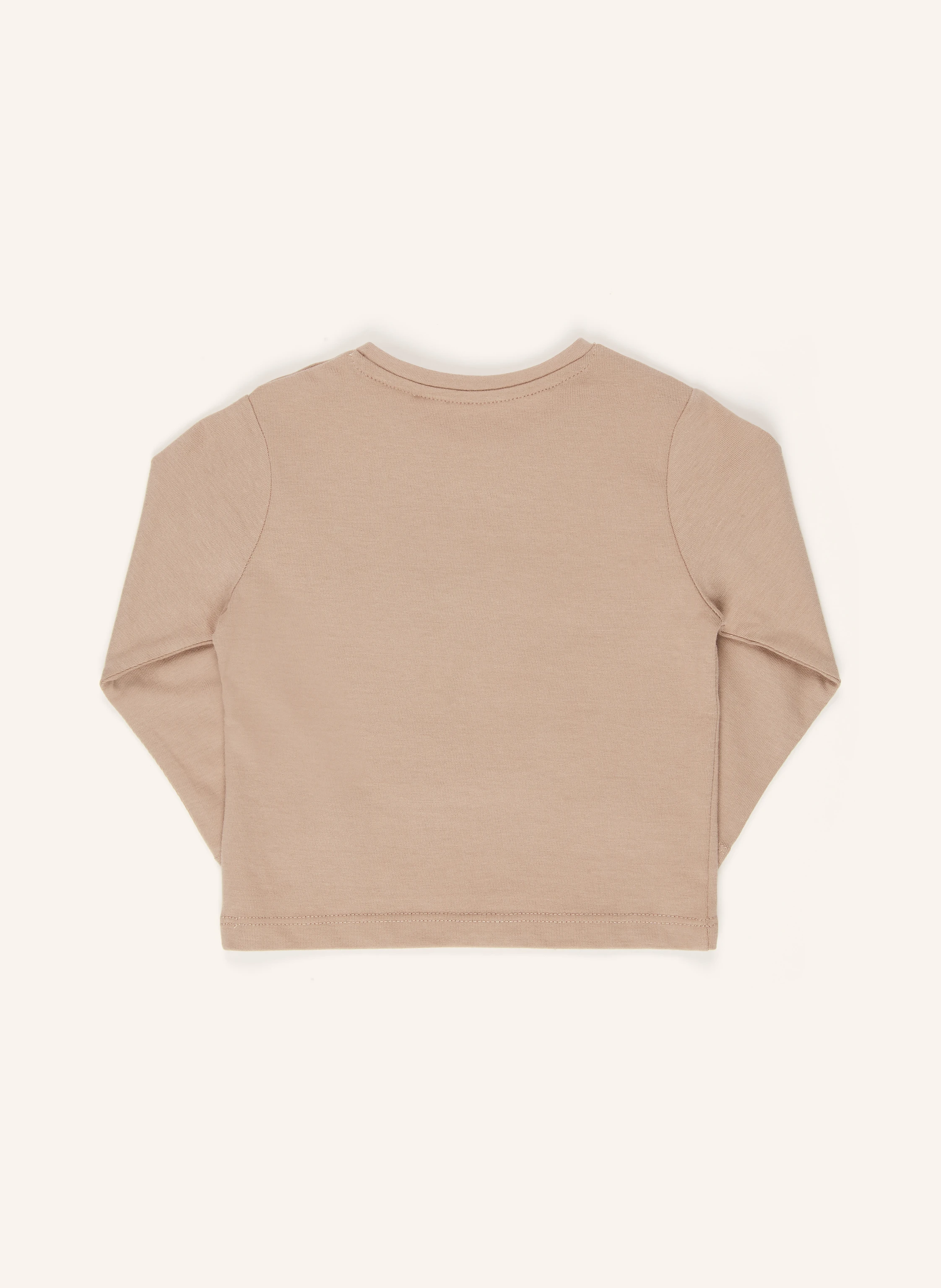 s.Oliver RED long-sleeved shirt: TAUPE / ECRU / BLUE GRAY