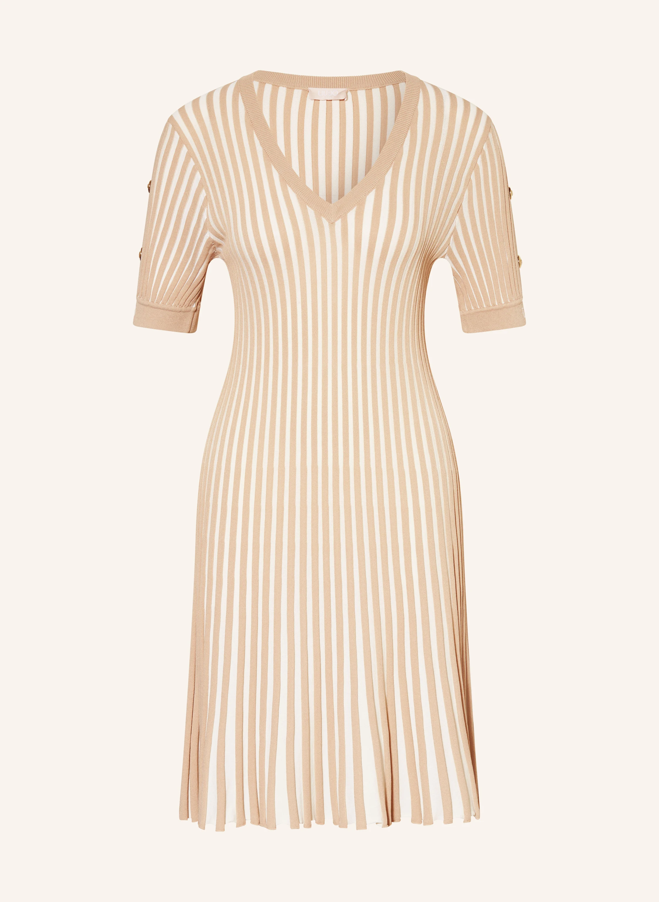 LIU JO knit dress in beige / cream