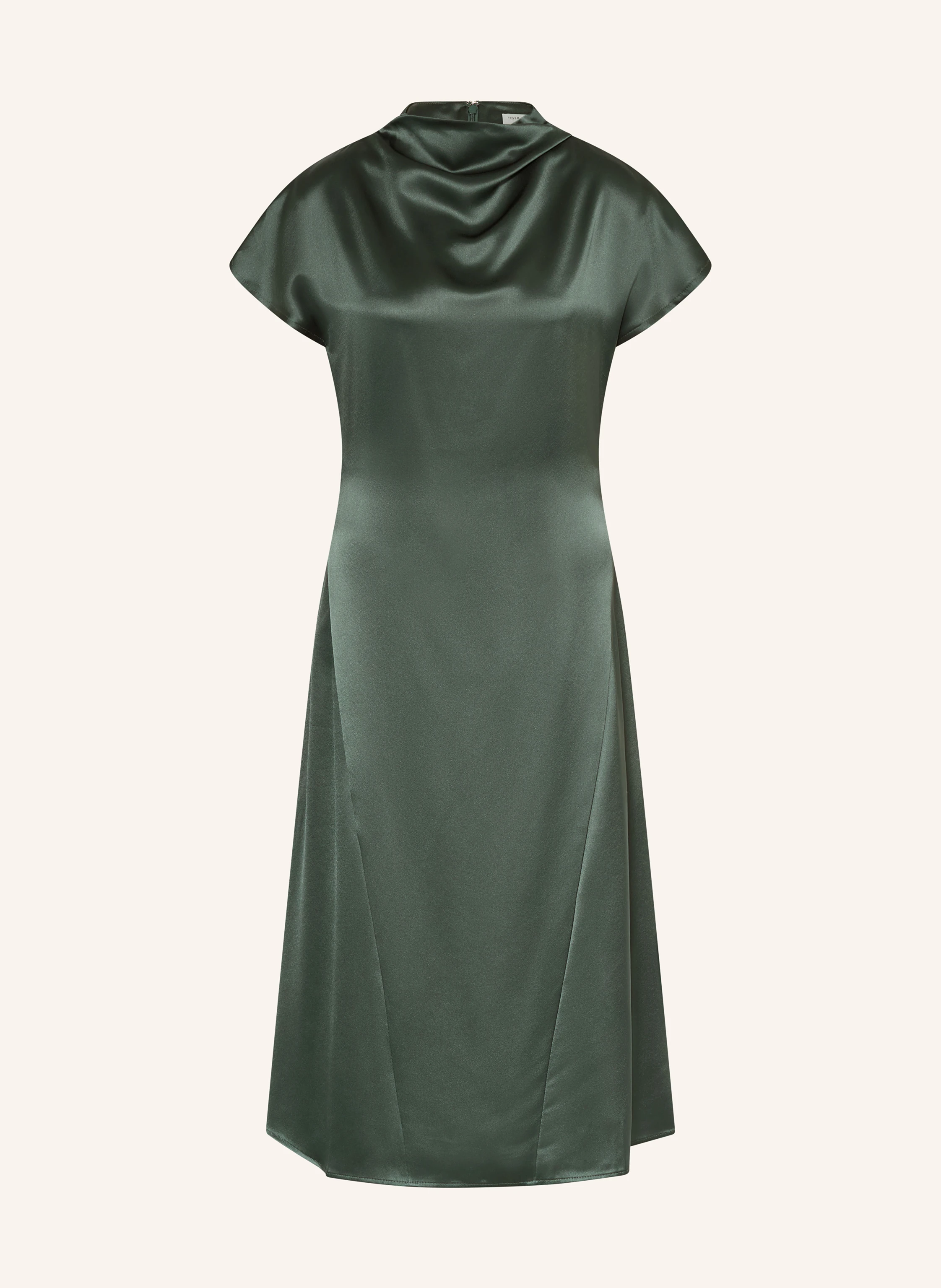 slim fit dress slacks Elizabeth Dress in Leaf Brocade 6