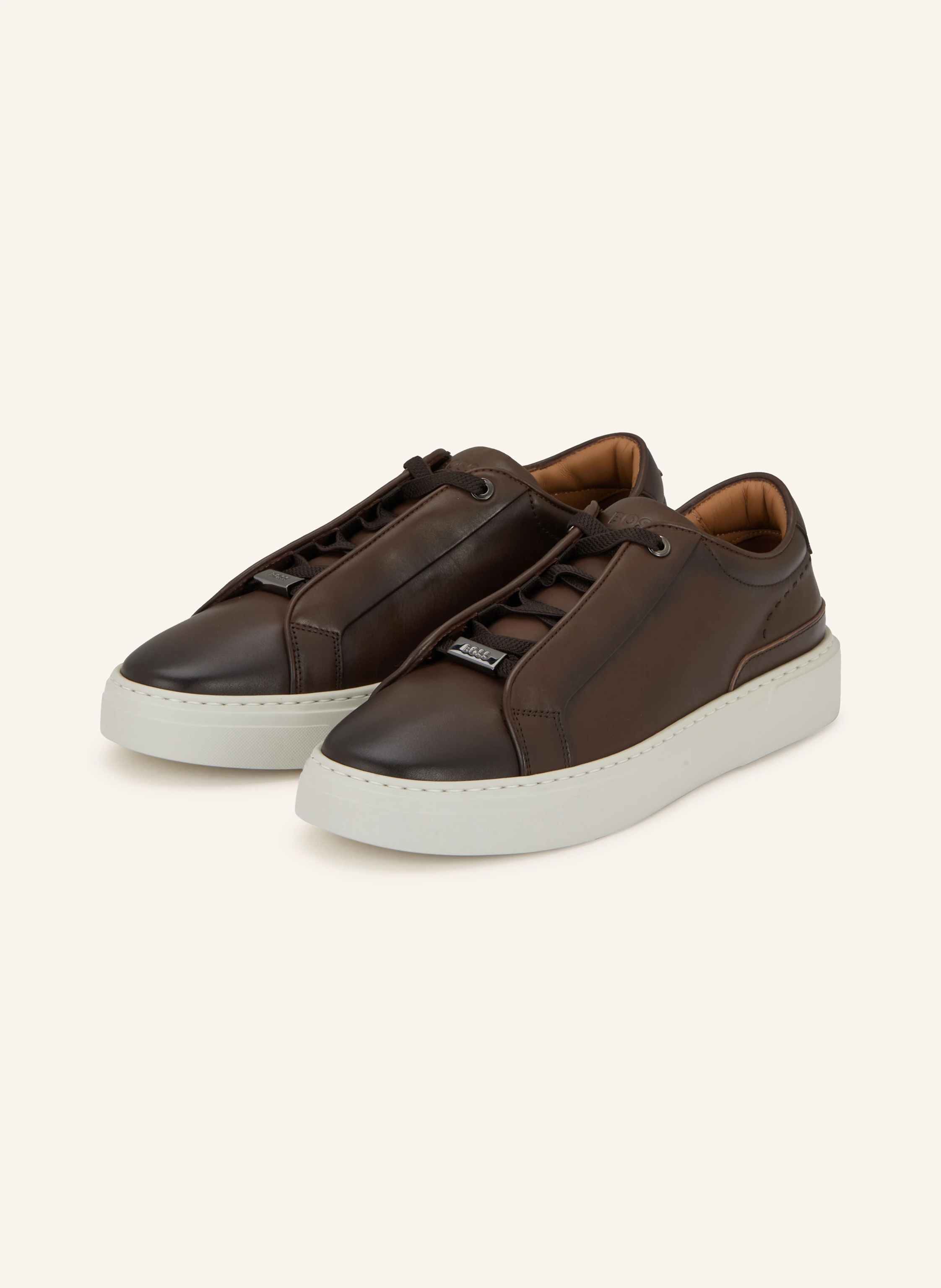 BOSS Sneaker GARY in dunkelbraun