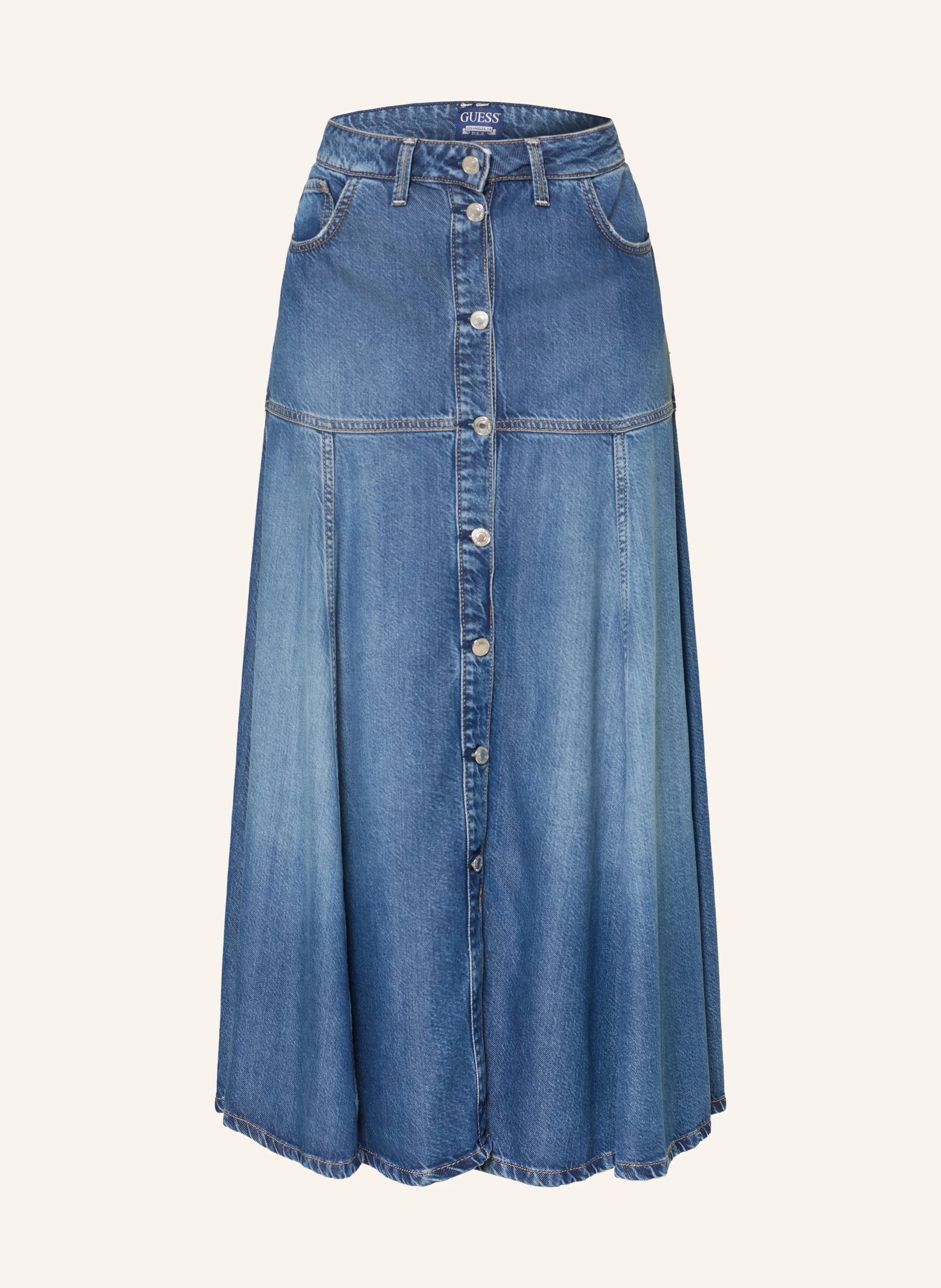 GUESS NIDIA denim skirt: BLUE