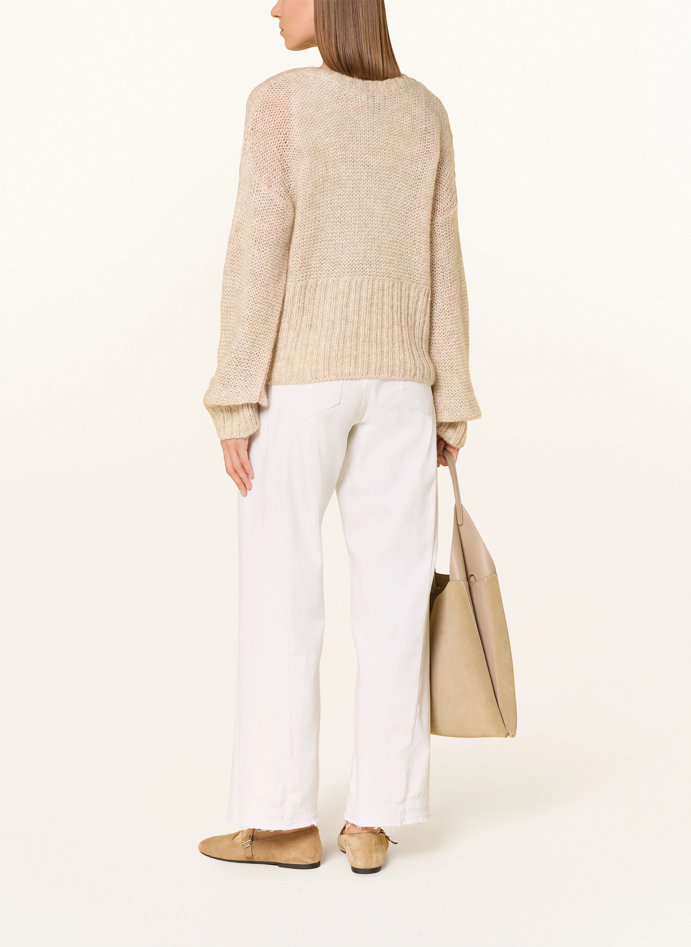 MILANO ITALY Jeans med brede ben: 104 OFFWHITE