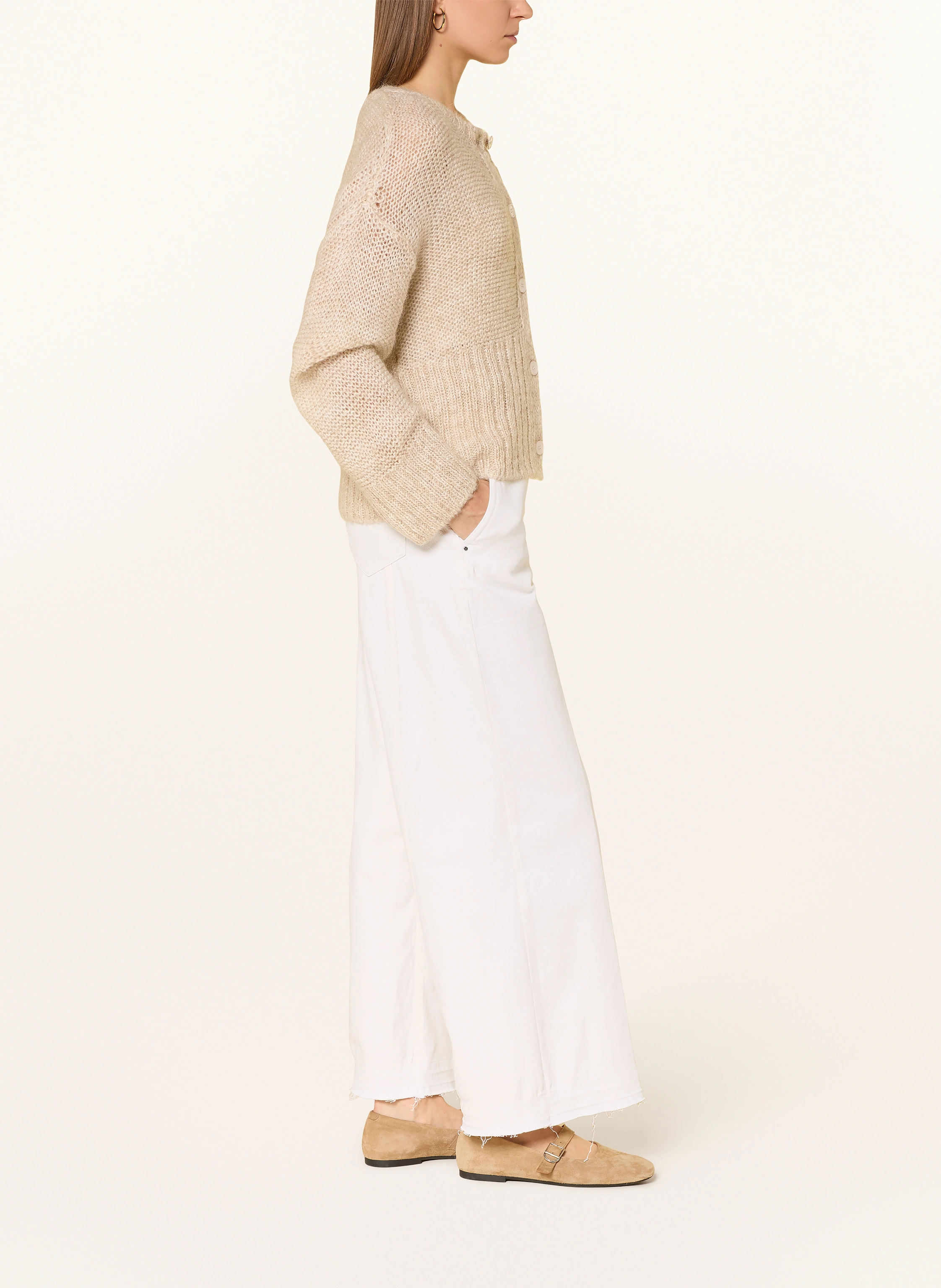 MILANO ITALY Jeans med brede ben: 104 OFFWHITE