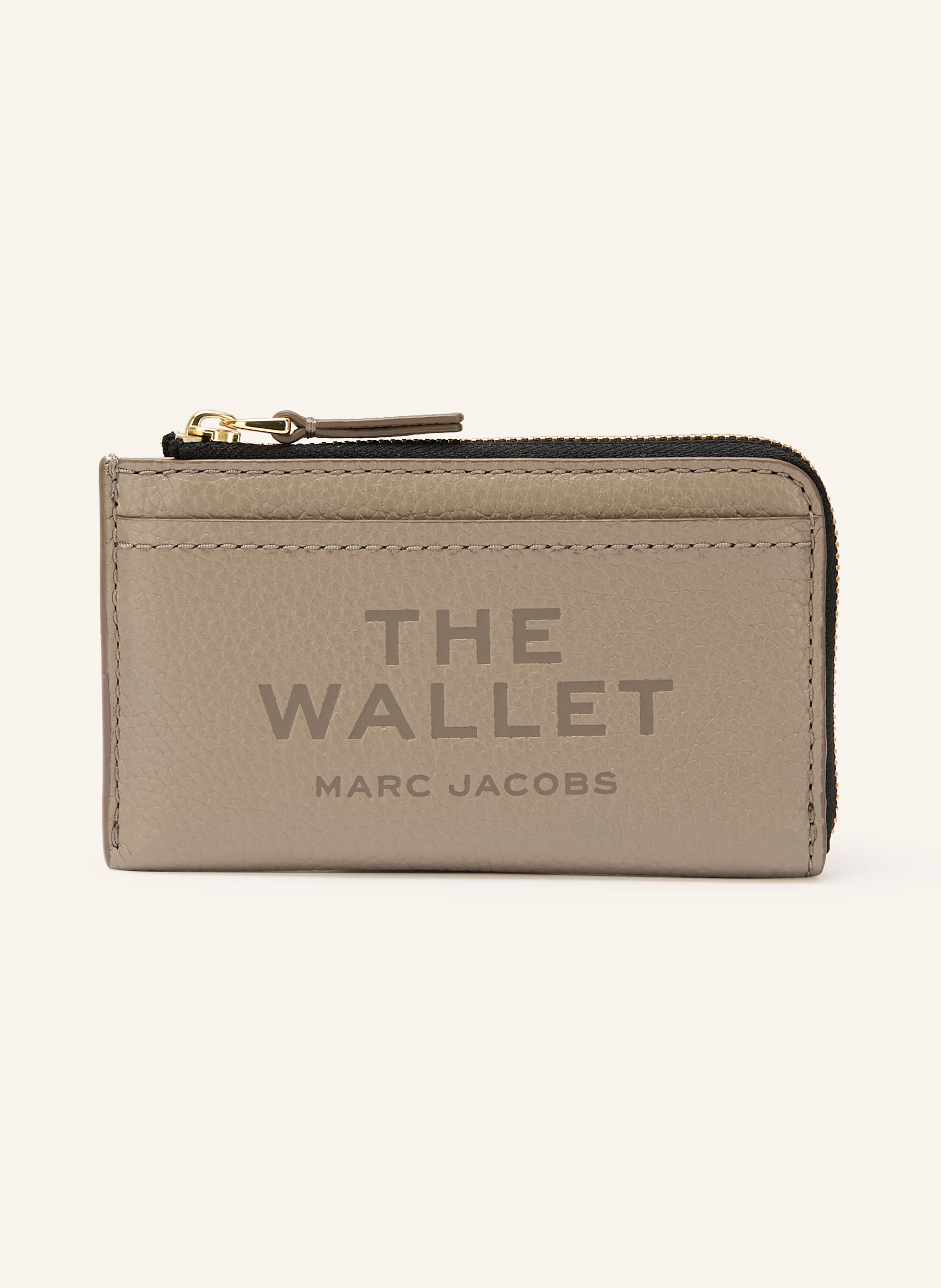 MARC JACOBS Wallet THE LEATHER TOP ZIP MULTI WALLET in taupe MARC JACOBS Wallet THE LEATHER TOP ZIP MULTI WALLET in taupe