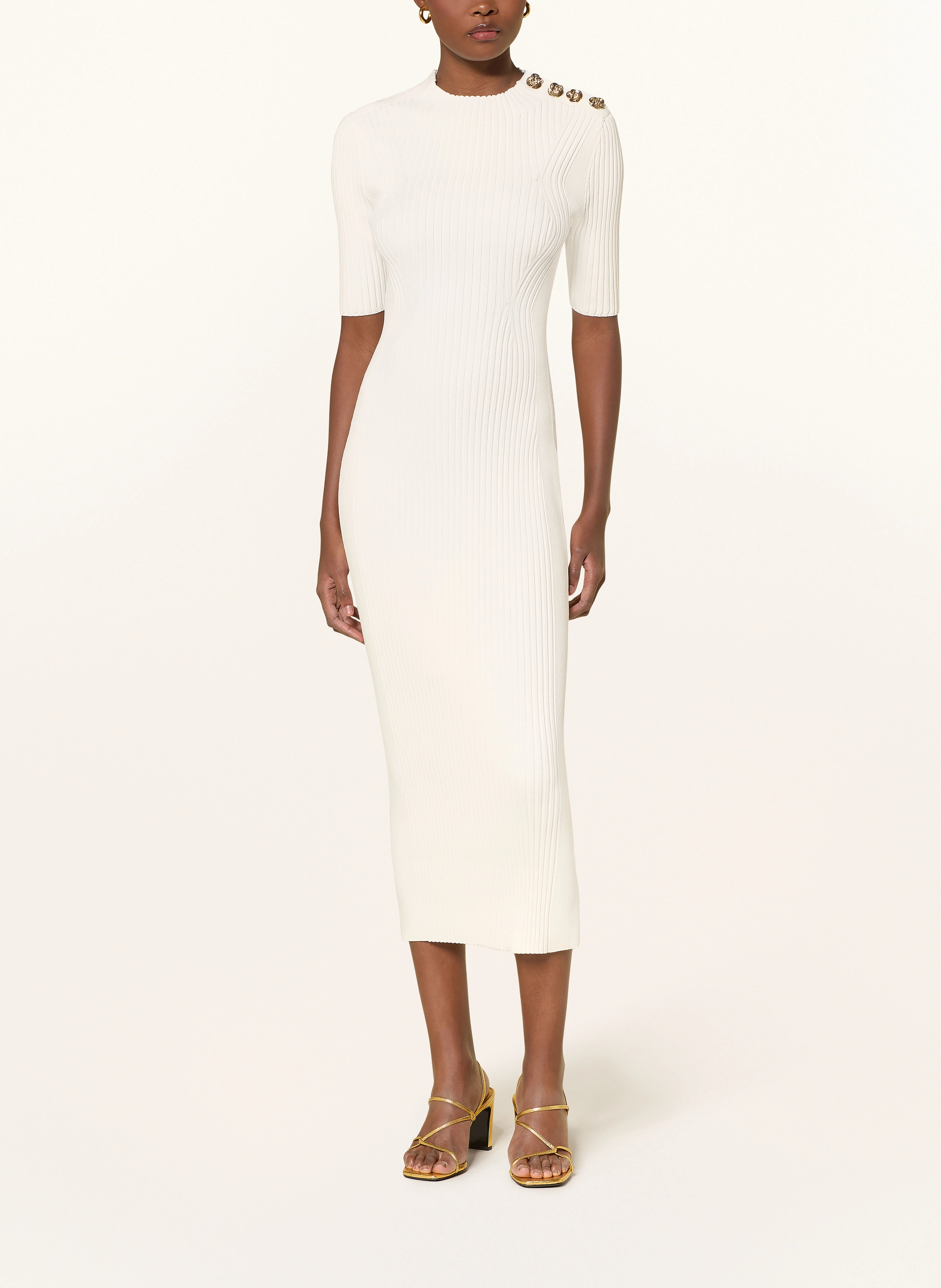 ted baker knitted utility midi dress CANDIIC knit in ecru petitami