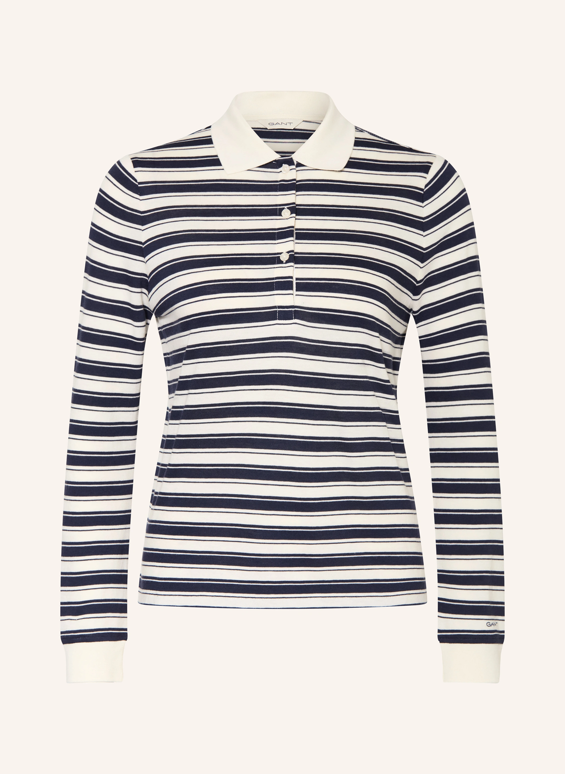 GANT Poloshirt in creme dunkelblau