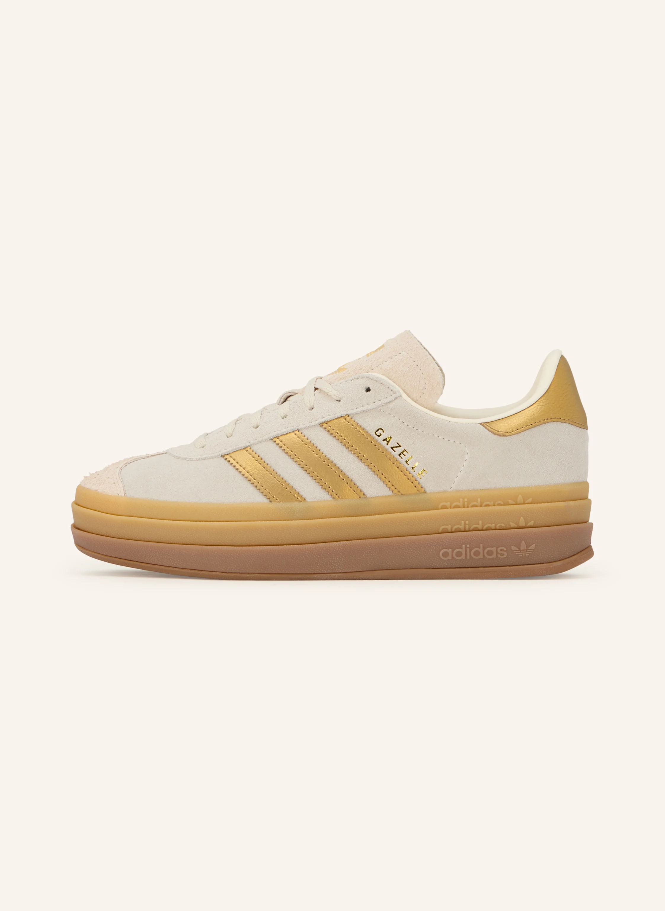 adidas gazelle silver green womens adidas Gazelle Bold W, Warm Vanilla / Silver Pebble / Earth Strata