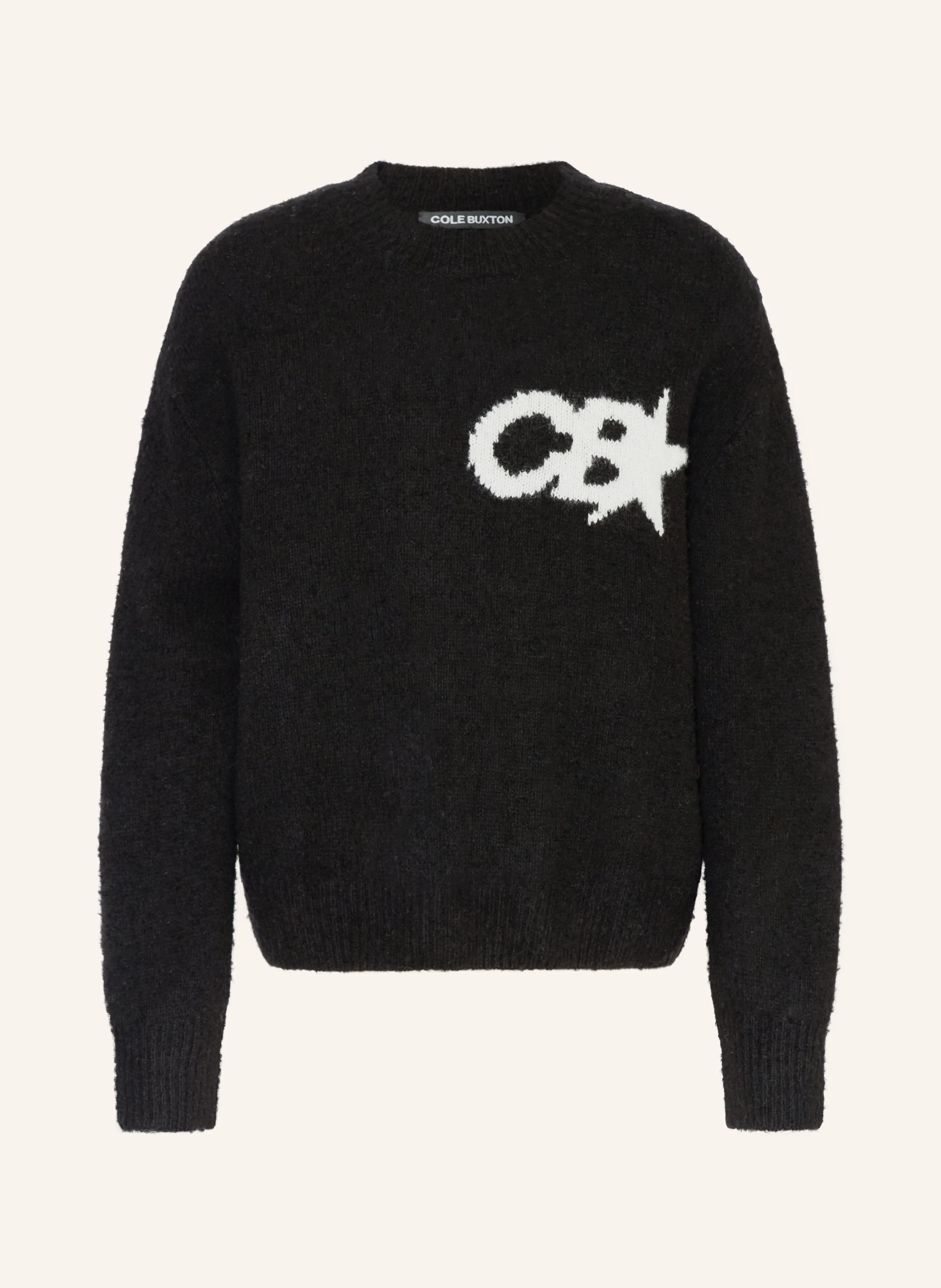 COLE BUXTON Trui CB STAR in zwart