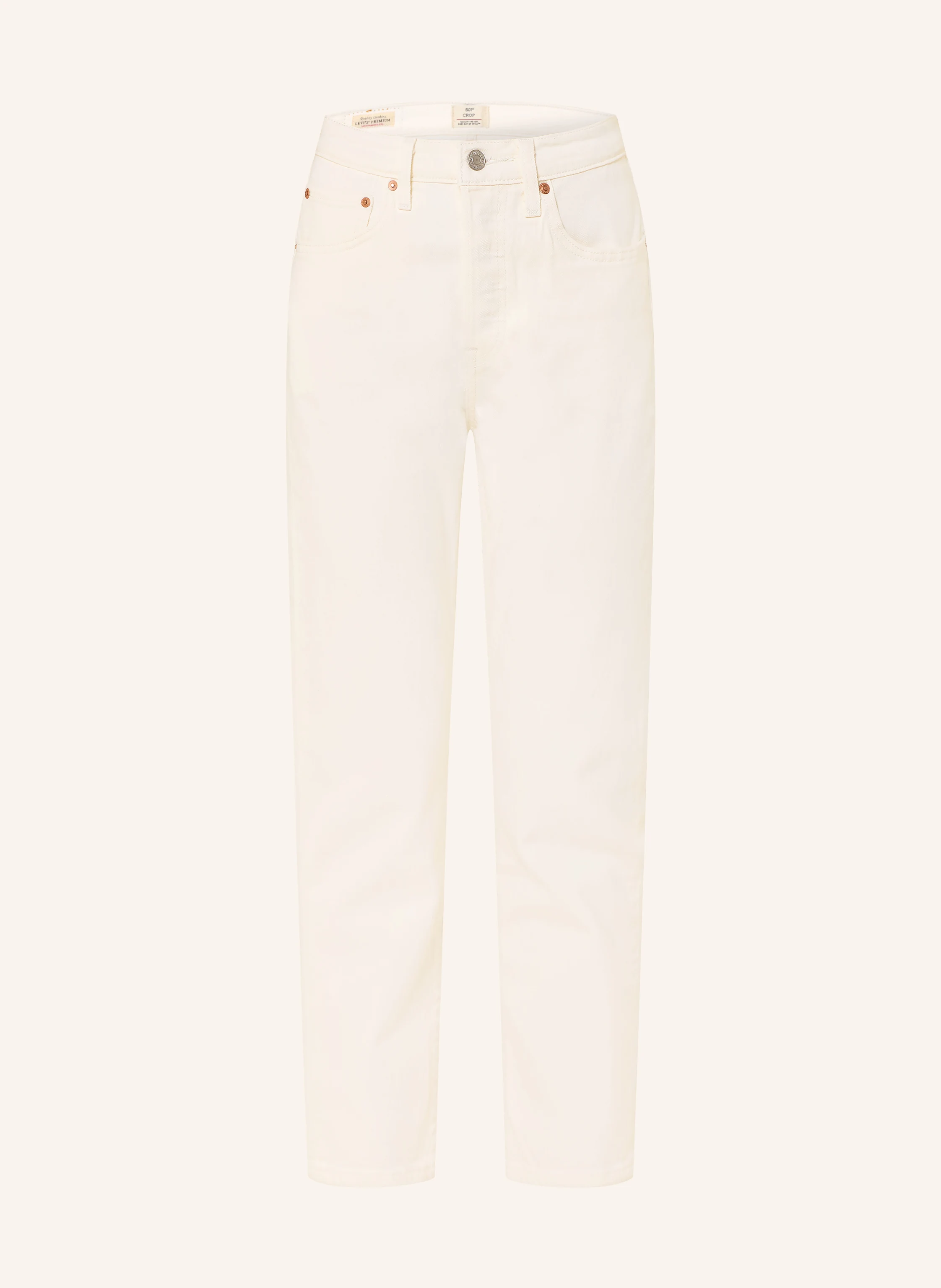 Levi's® Straight Jeans 501 CROP: 74 Whites