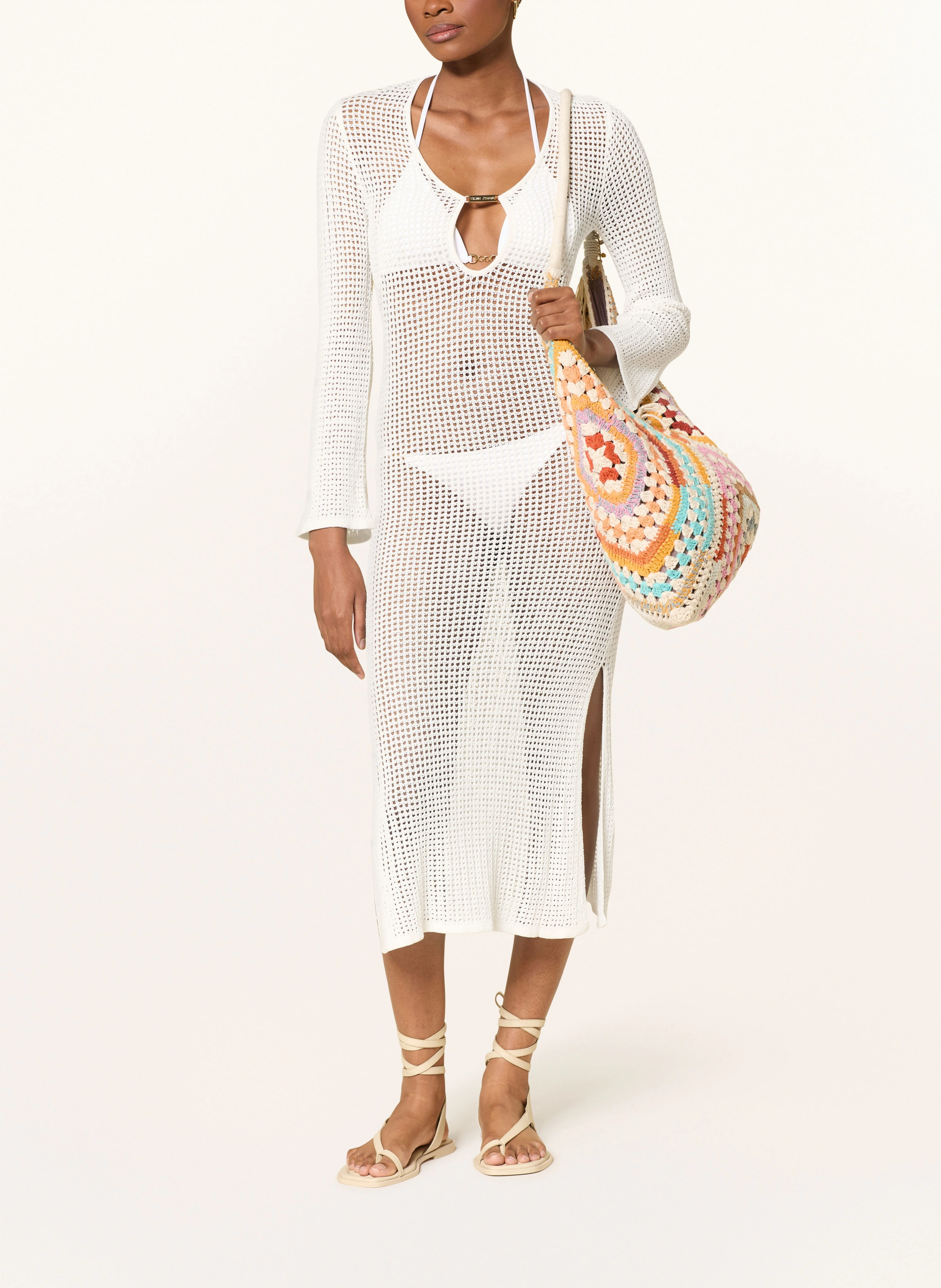 melissa odabash jaz beach dress CASEY with cut-out in ecru Size:(FR)42 Non-Traditional Plus Size Wedding department_Men's this semi