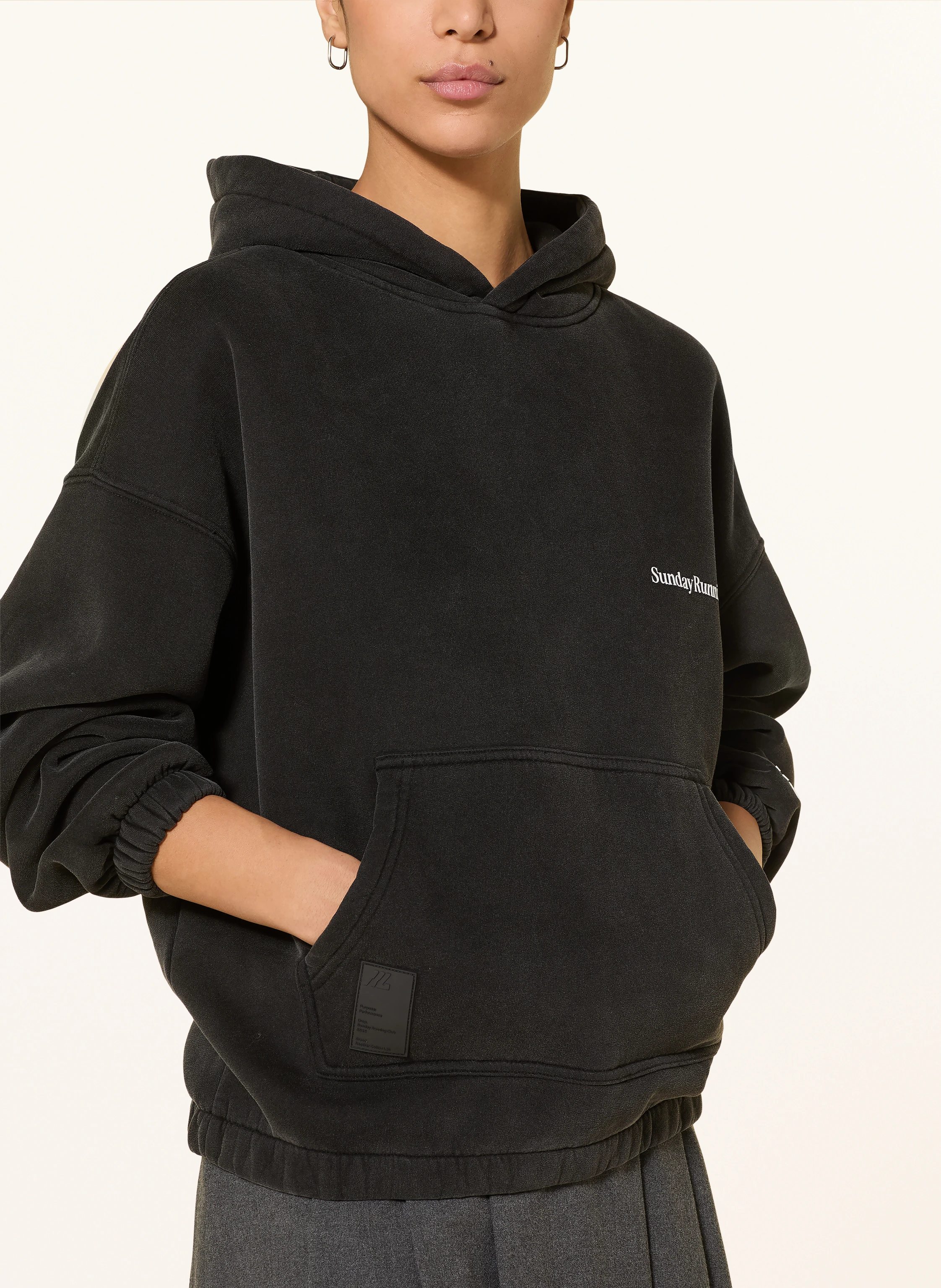 Stone Island | Oversized Fit Hooded Zip-Up Sweatshirt With Ribbed Inserts | Derksen & Derksen Stone Island | Oversized Fit Hooded Zip-Up Sweatshirt With Ribbed Inserts | Derksen & Derksen