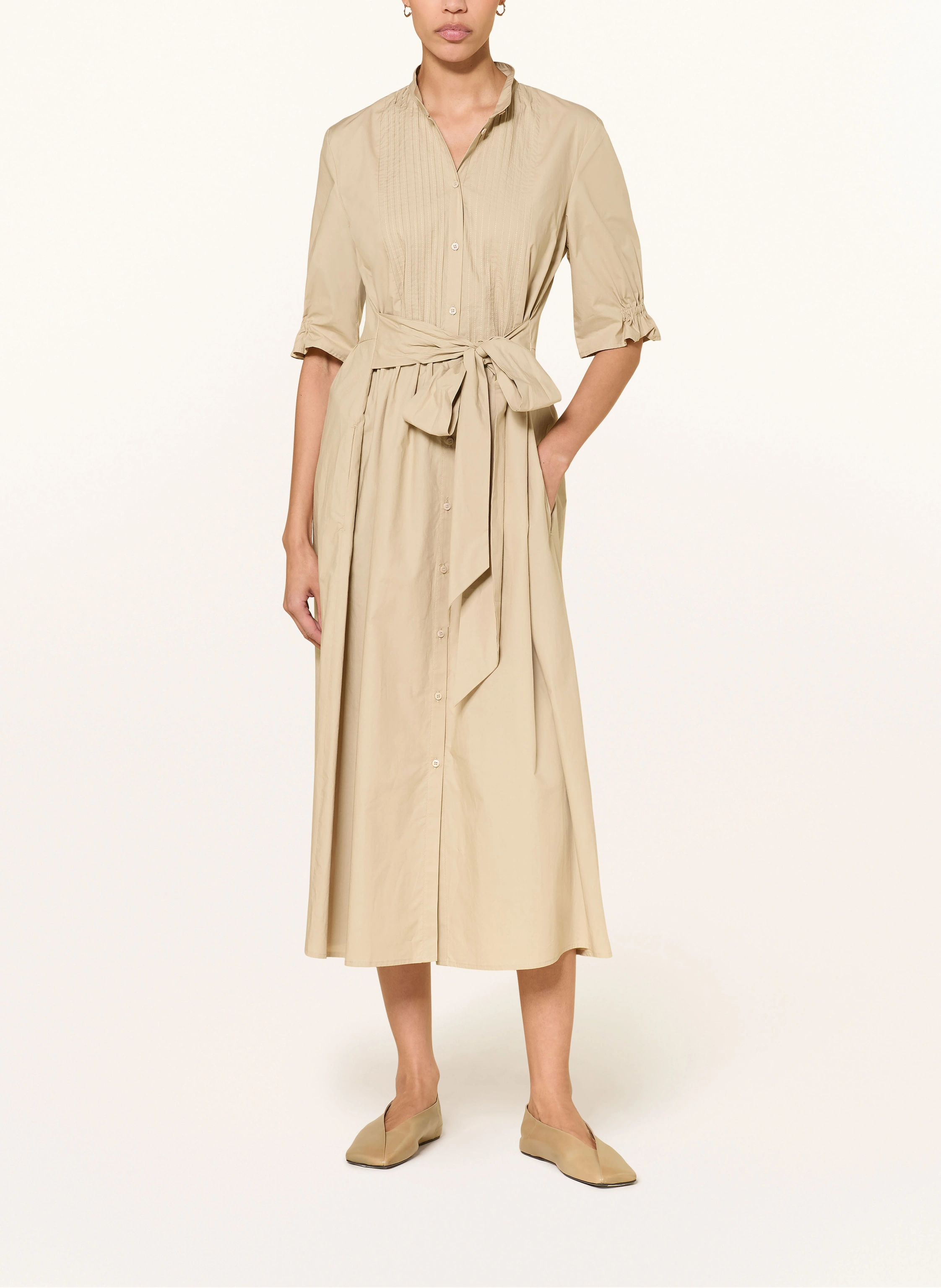LUISA CERANO dress: CAMEL