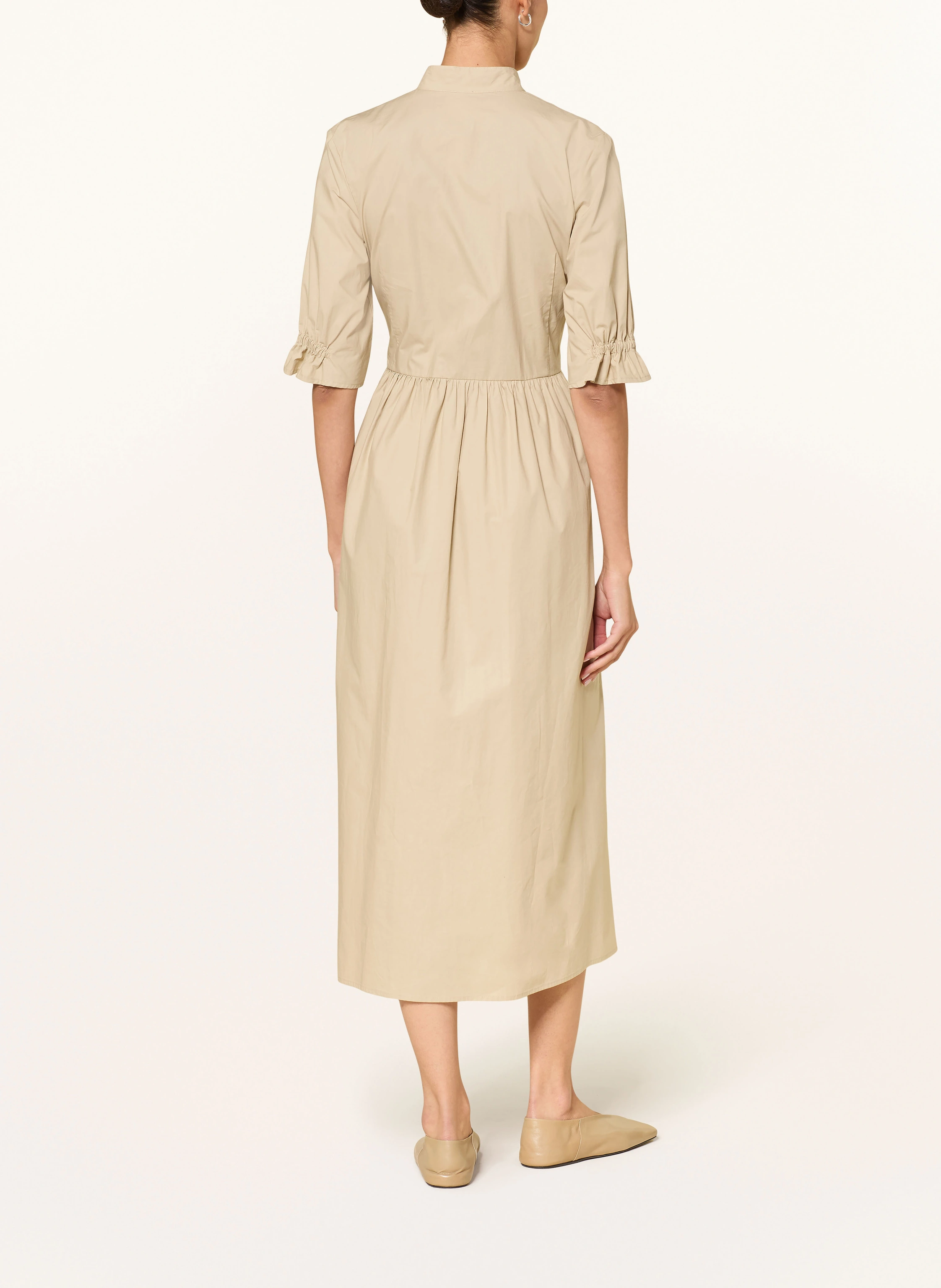 LUISA CERANO dress: CAMEL