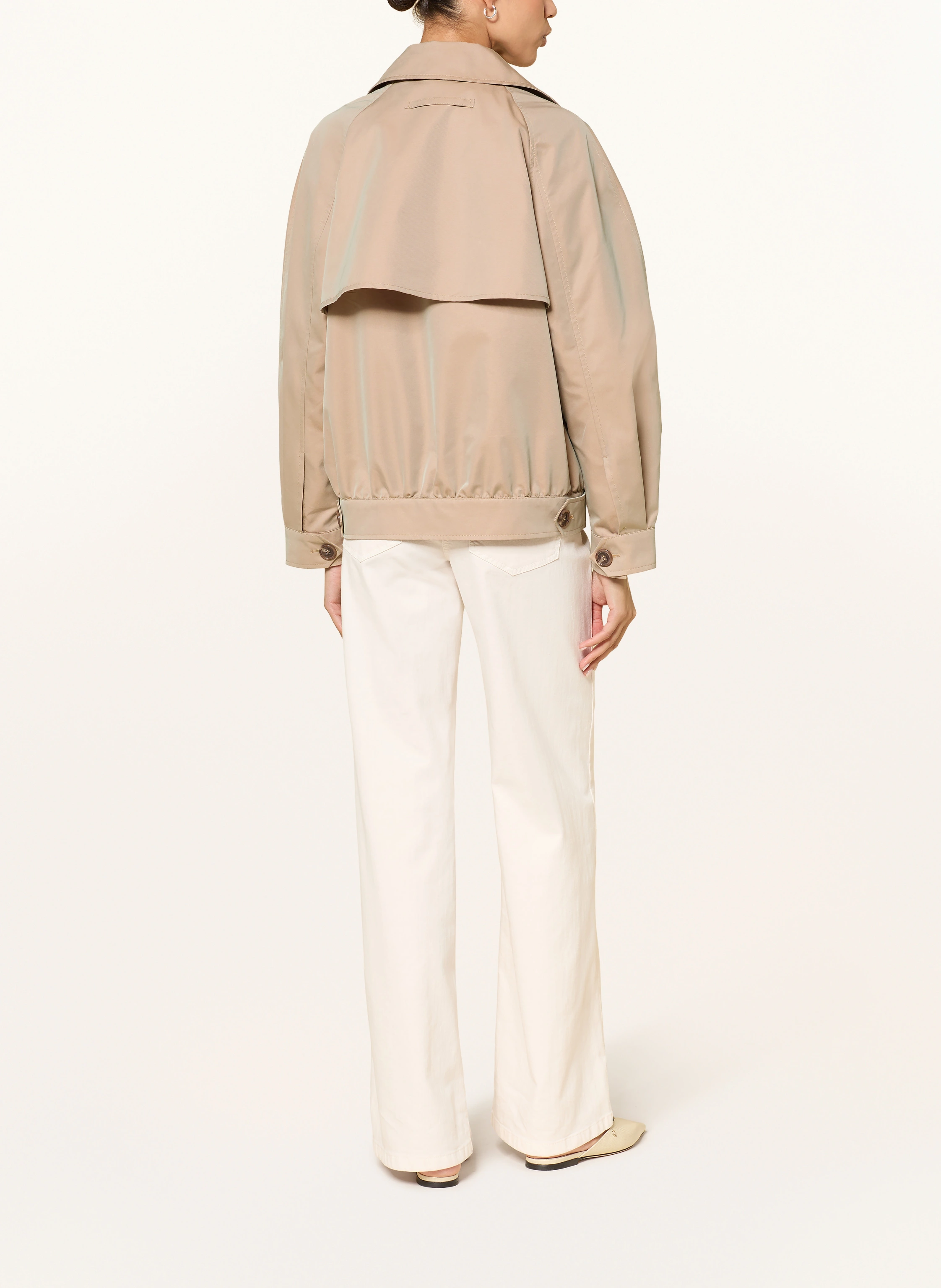 LUISA CERANO trench coat: BEIGE