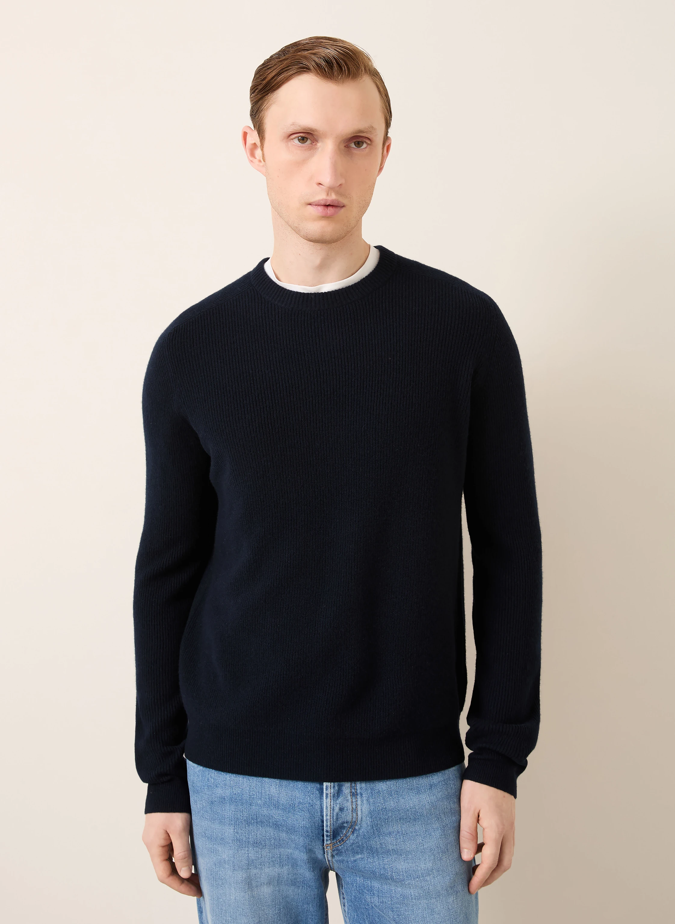 IRIS von ARNIM Cashmere sweater WILLY: DARK BLUE