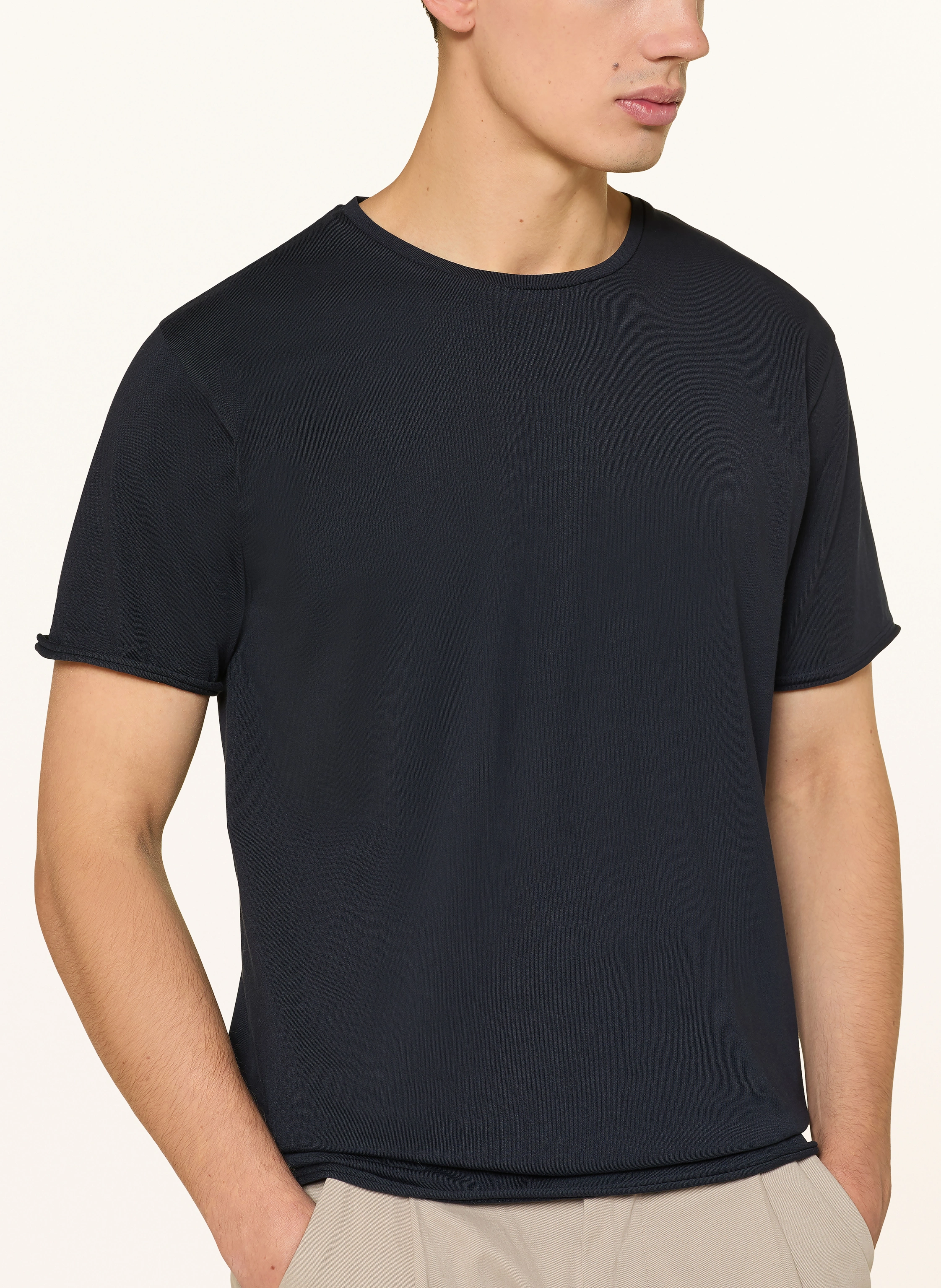 DRYKORN Tricou KENDRICK: ALBASTRU ÎNCHIS