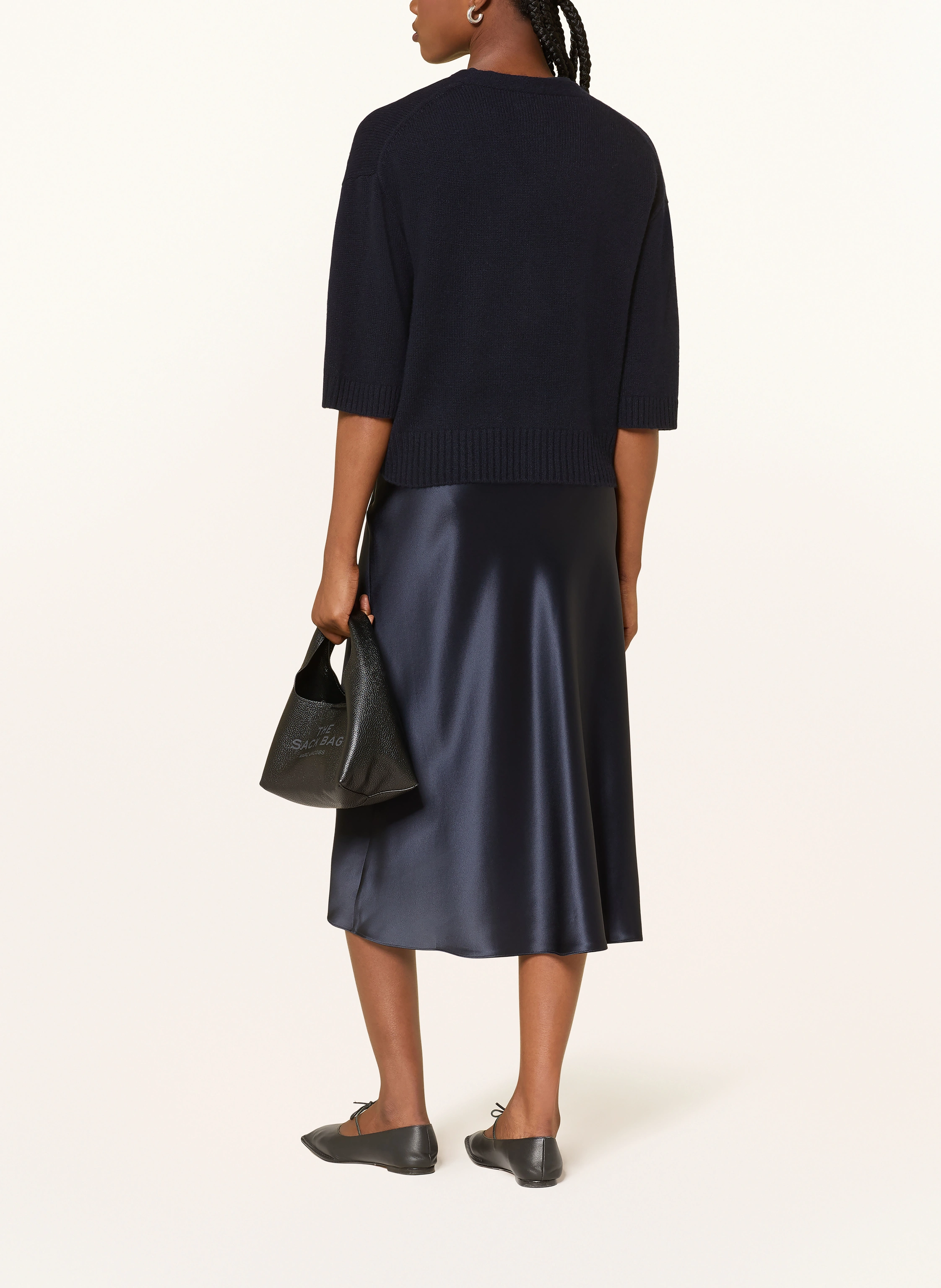 ALLUDE Cashmere cardigan: DARK BLUE