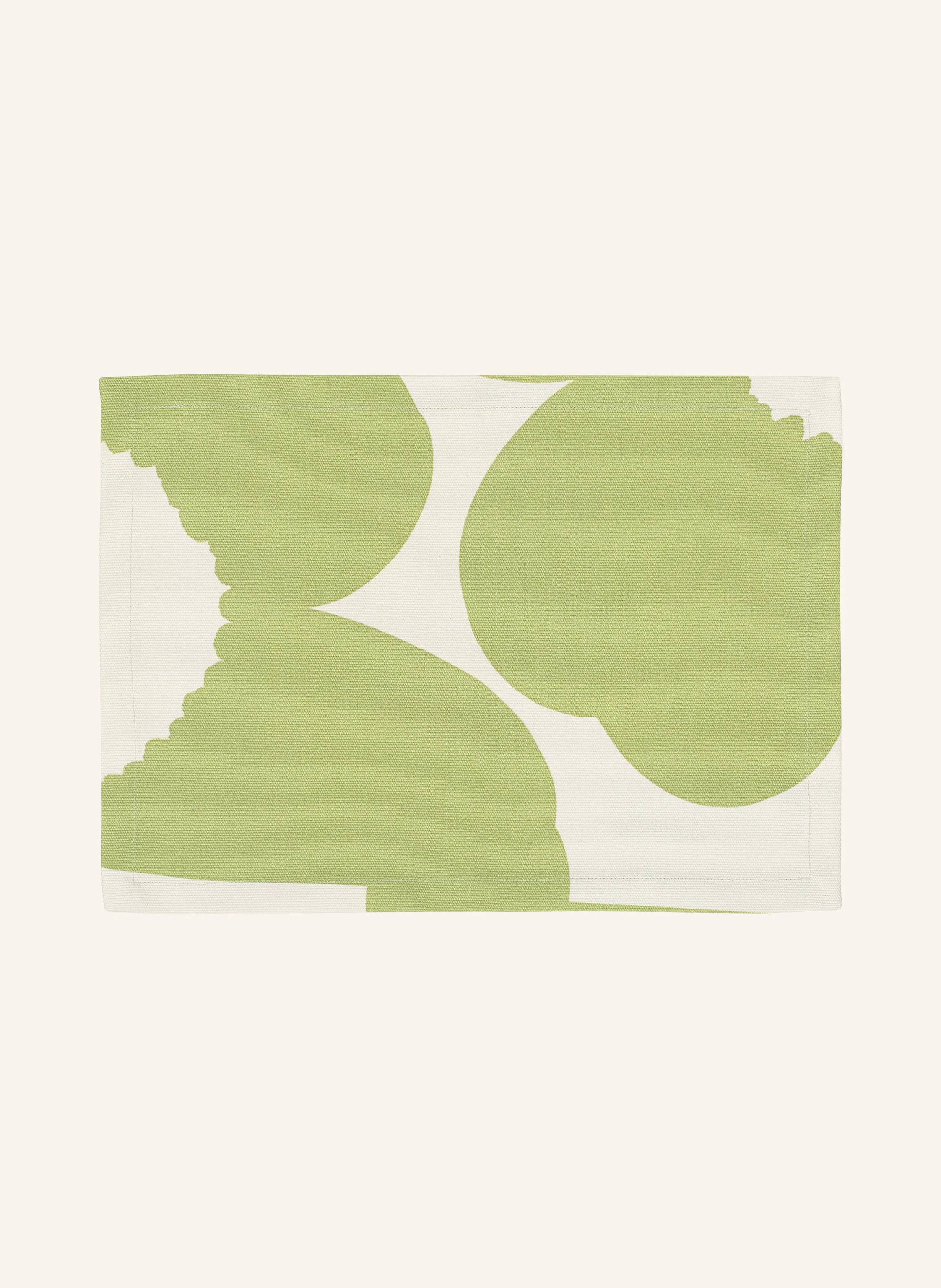 marimekko ISO UNIKKO placemat: CREAM / LIGHT GREEN