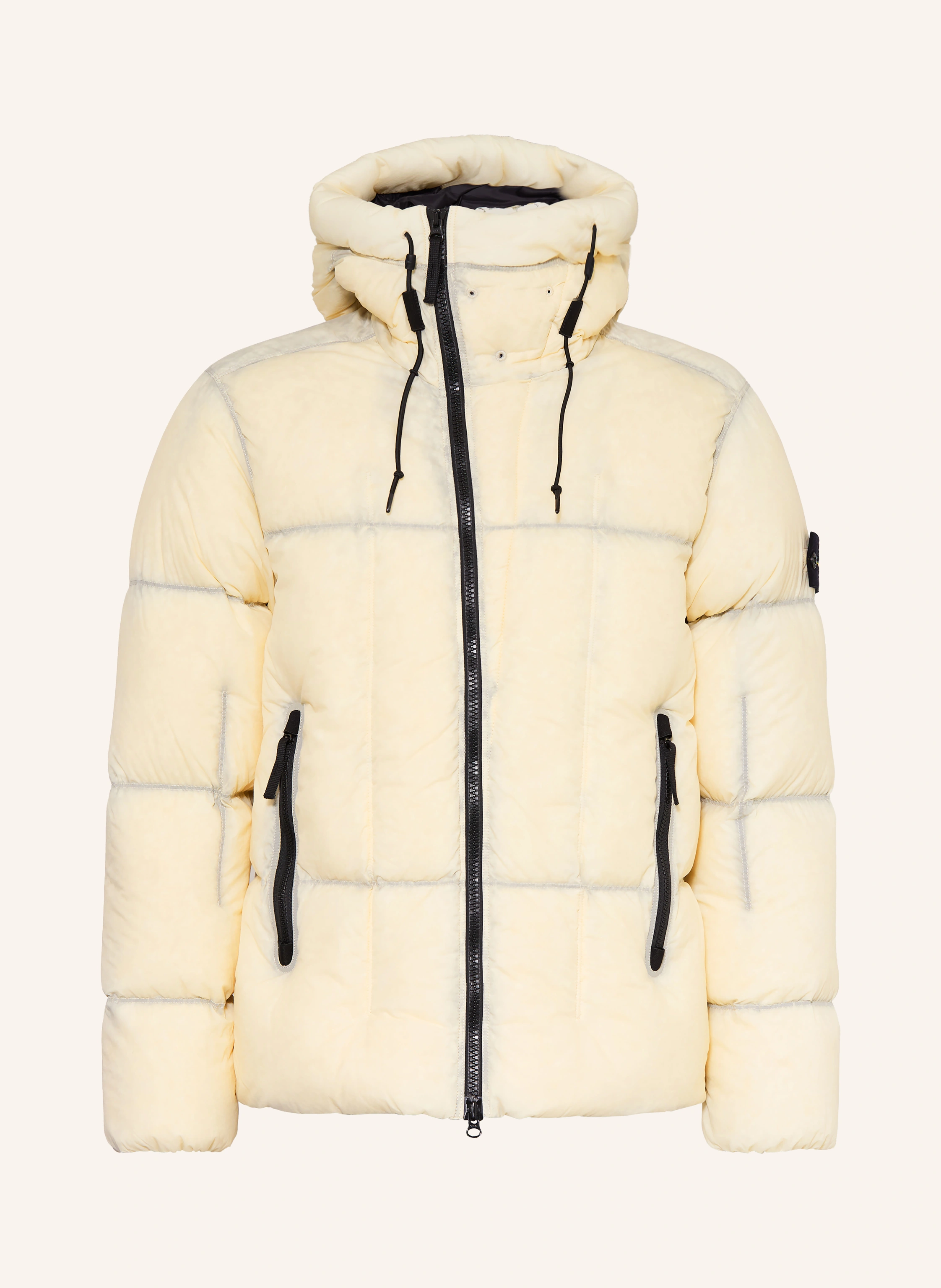 STONE ISLAND down jacket in ecru