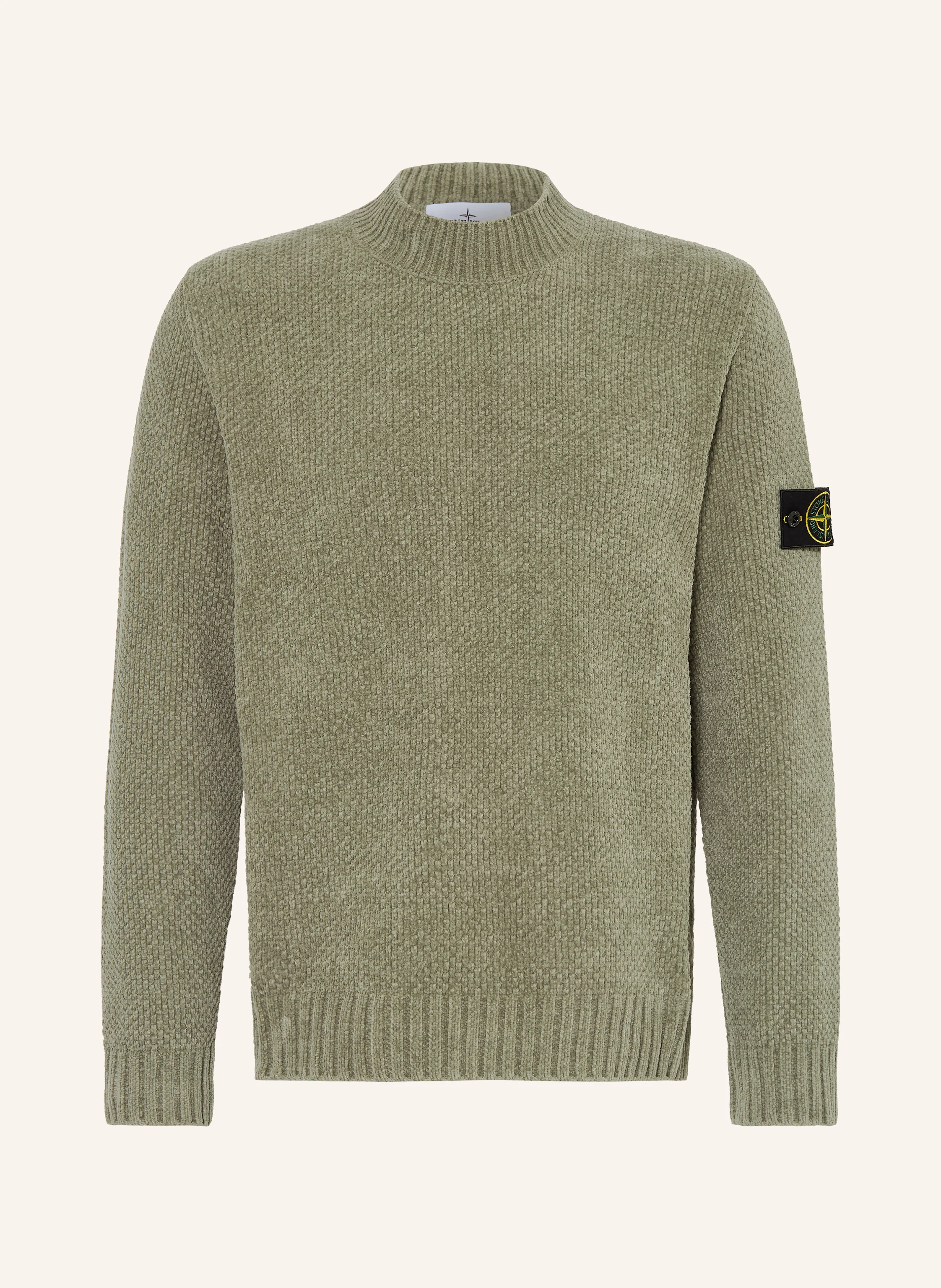 STONE ISLAND sweater in olive