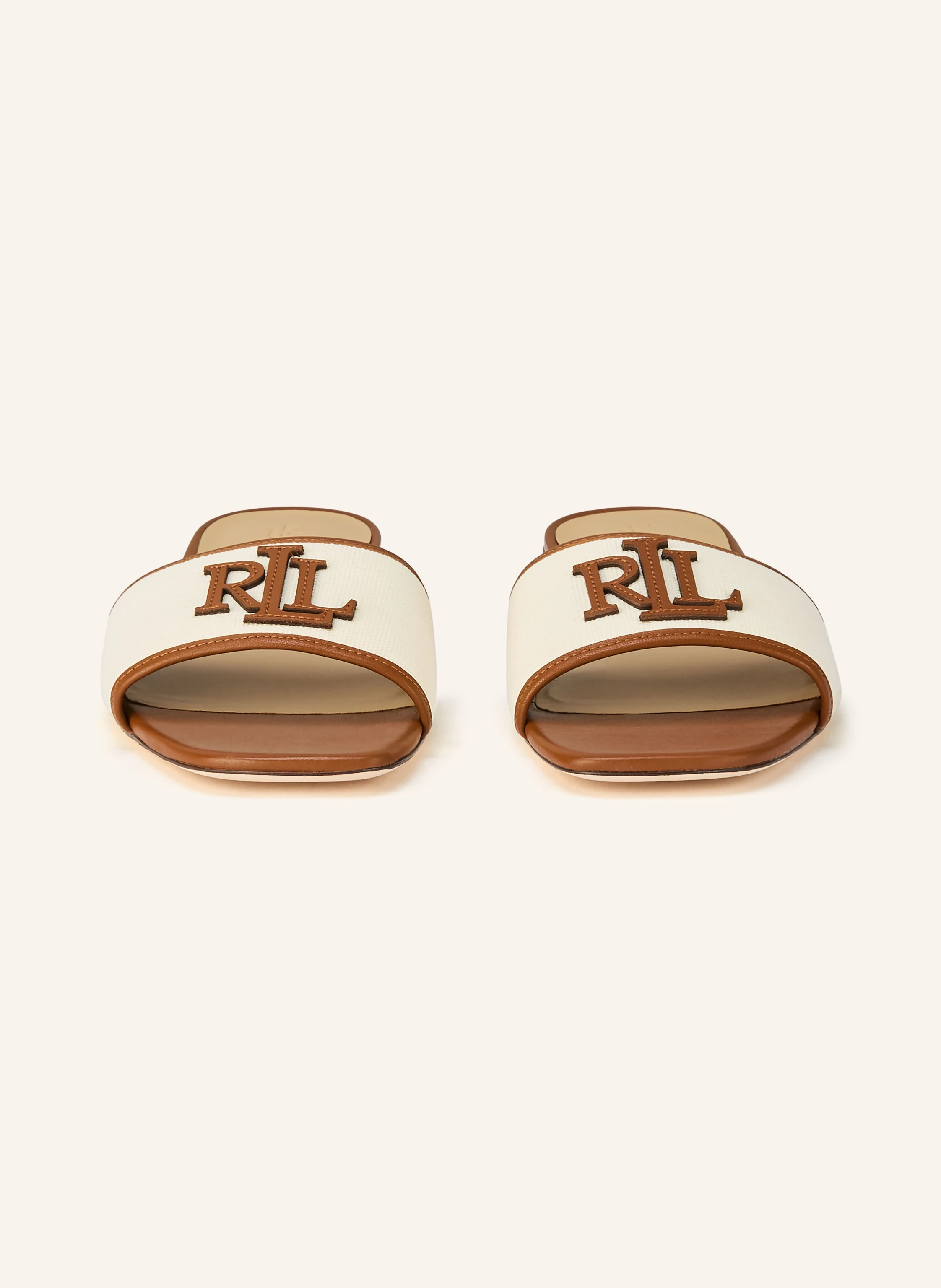 LAUREN RALPH LAUREN Flip-flops EVERLEY: BRUN / CREME