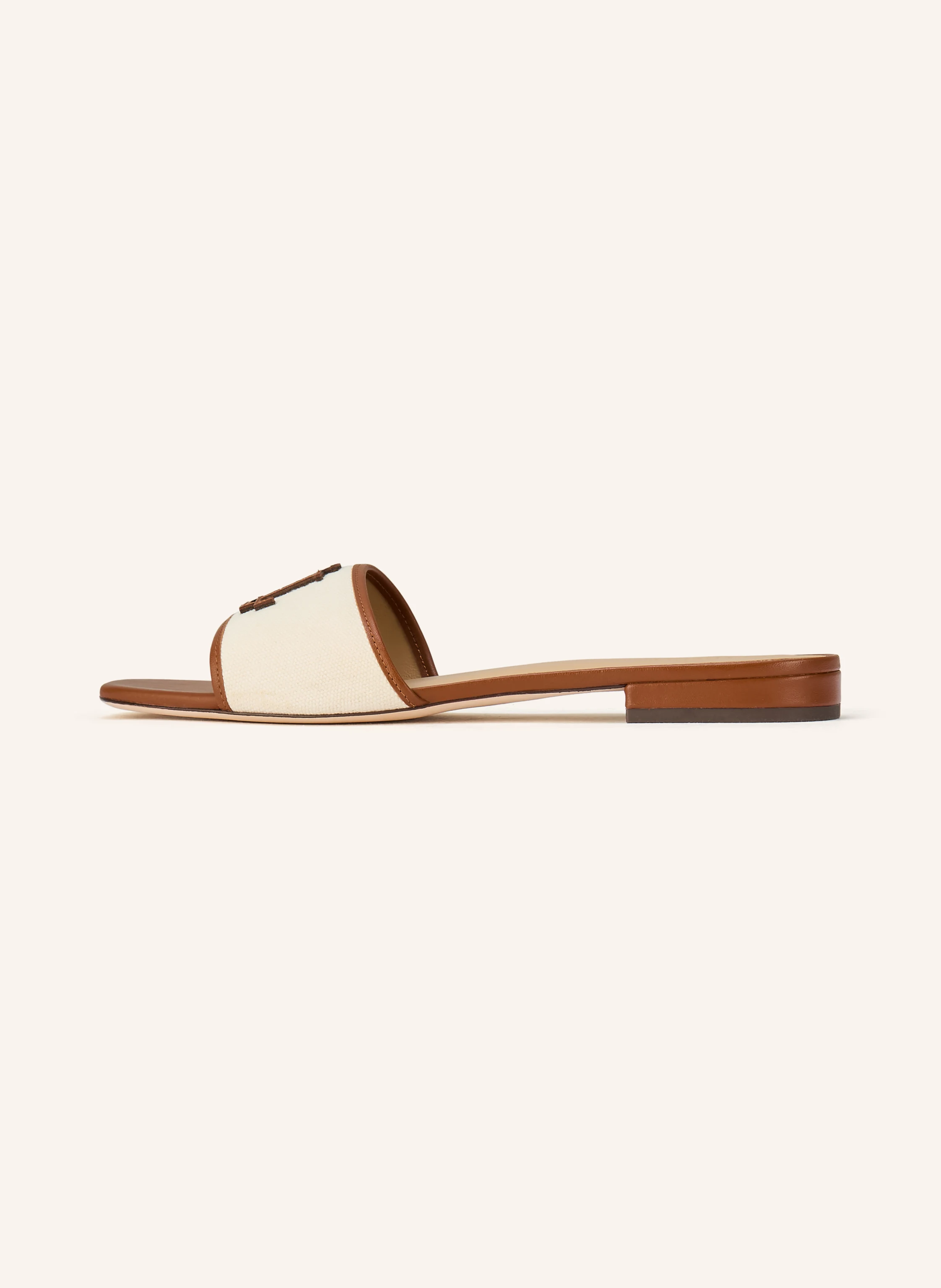 LAUREN RALPH LAUREN Flip-flops EVERLEY: BRUN / CREME