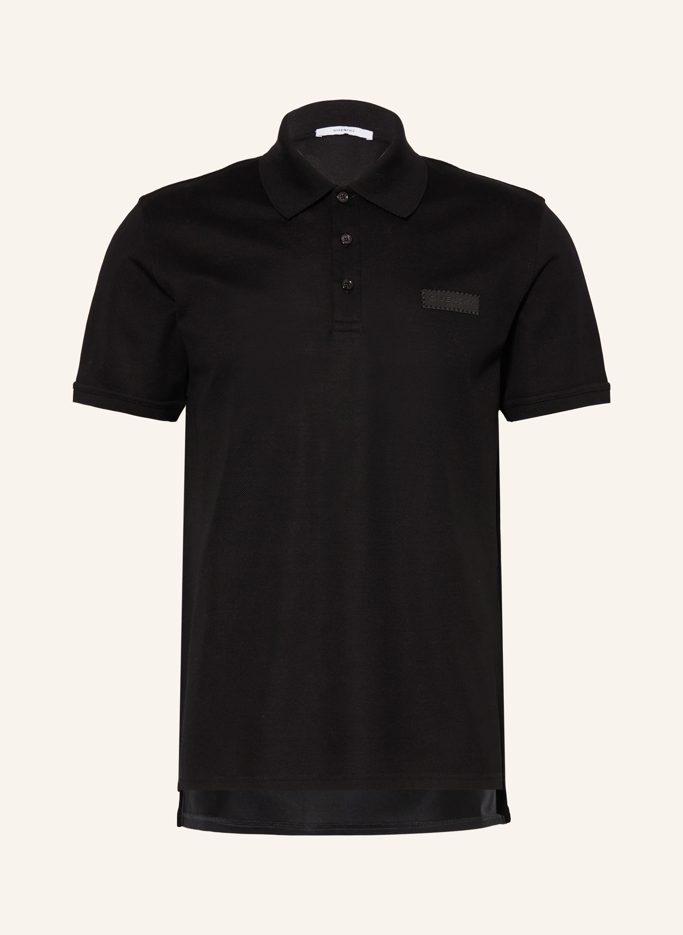 Givenchy polo シャツ GIVENCHY piqué polo shirt in black