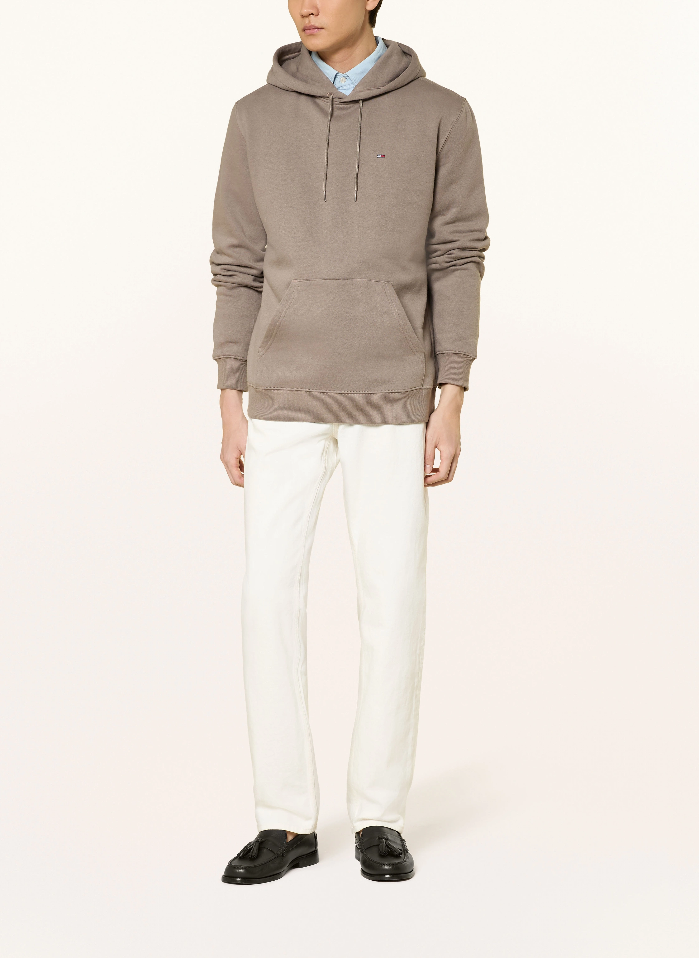 TOMMY JEANS Hoodie: TAUPE