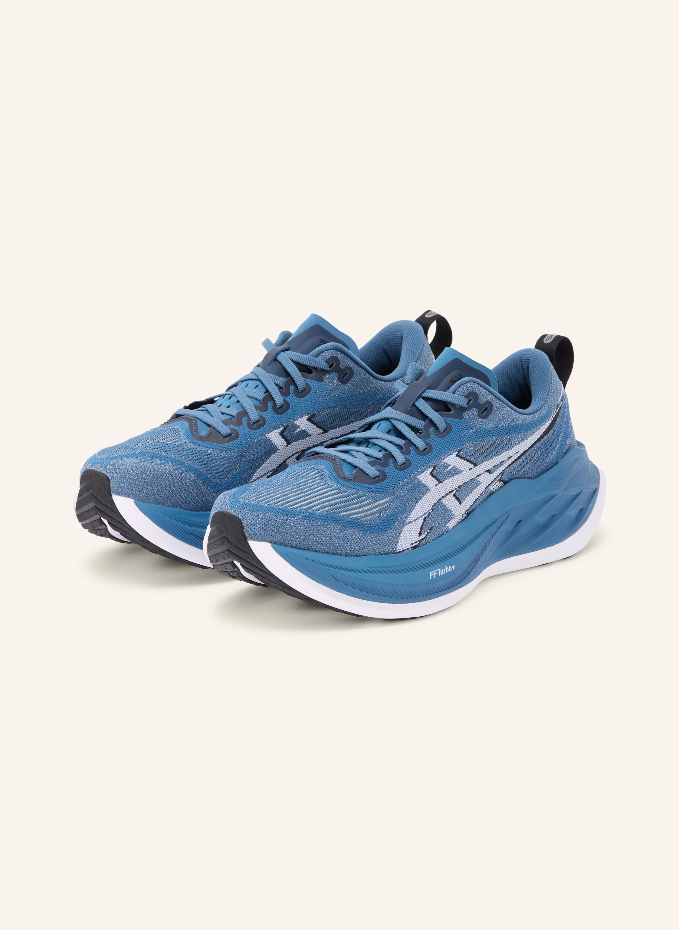 ASICS SUPERBLAST 2 running shoes in blue / light blue / black