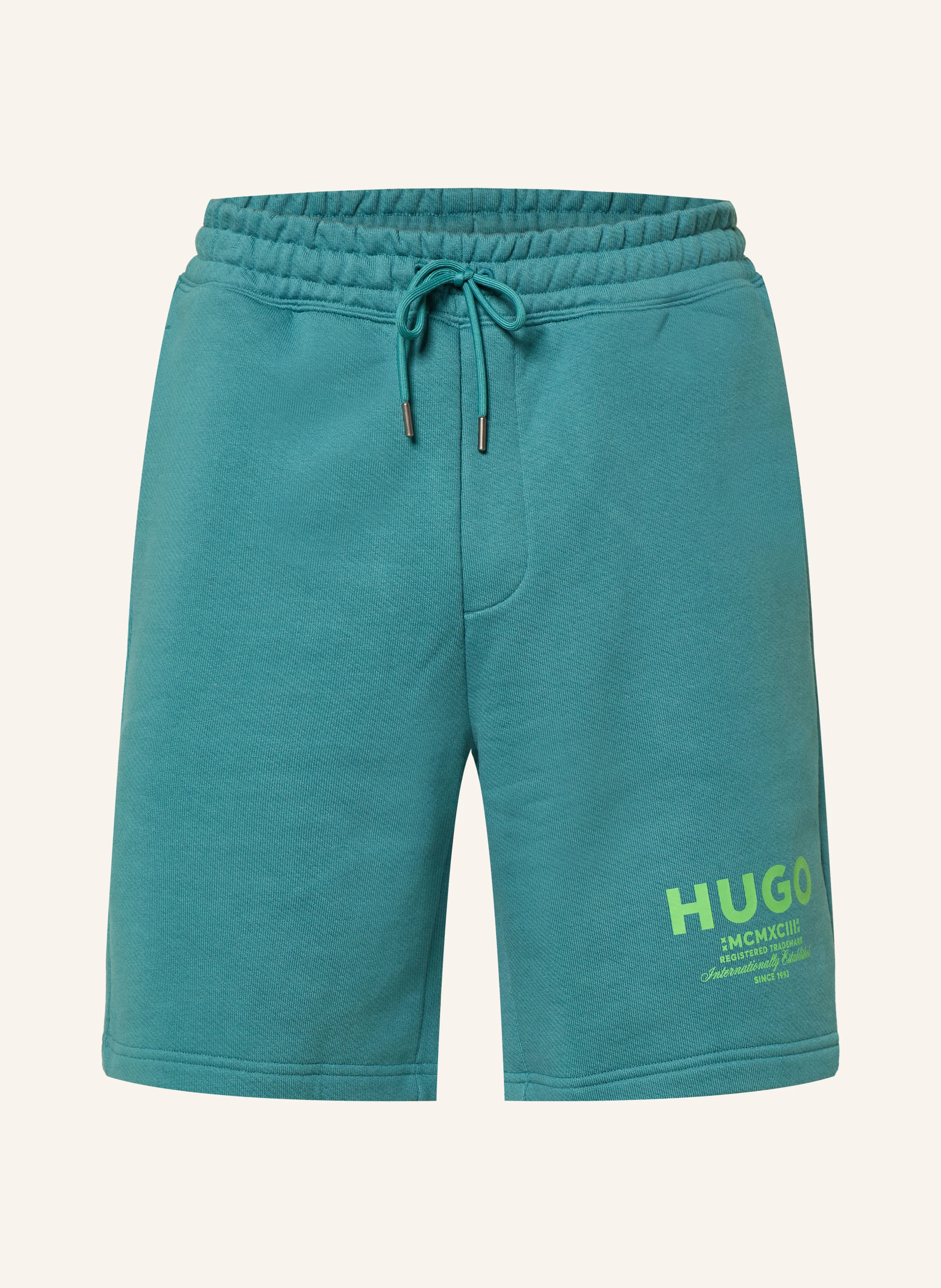 HUGO Sweat shorts NOMARIO: TEAL