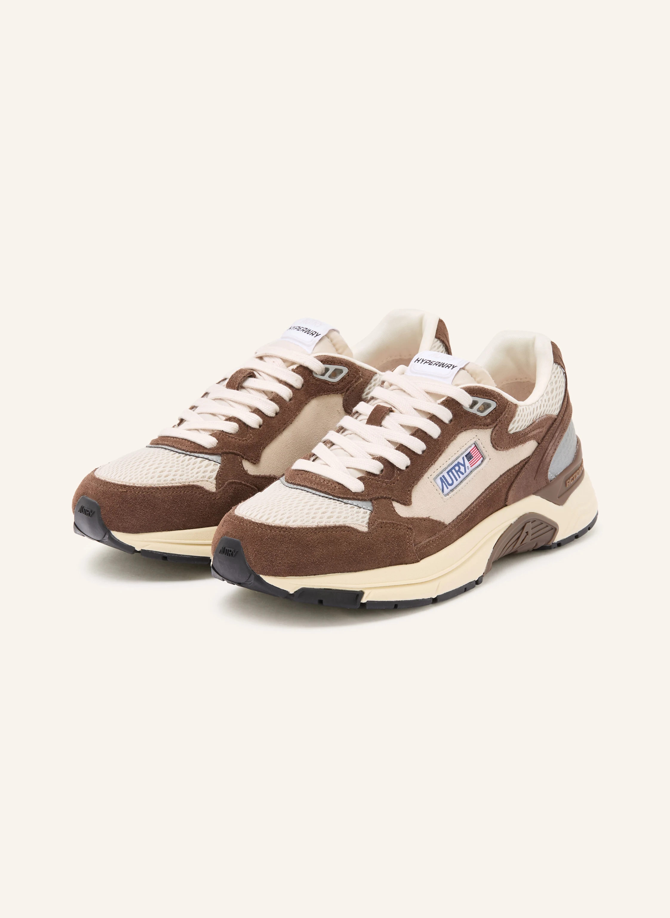AUTRY Sneaker HYPERWAY LOW SA in beige / braun