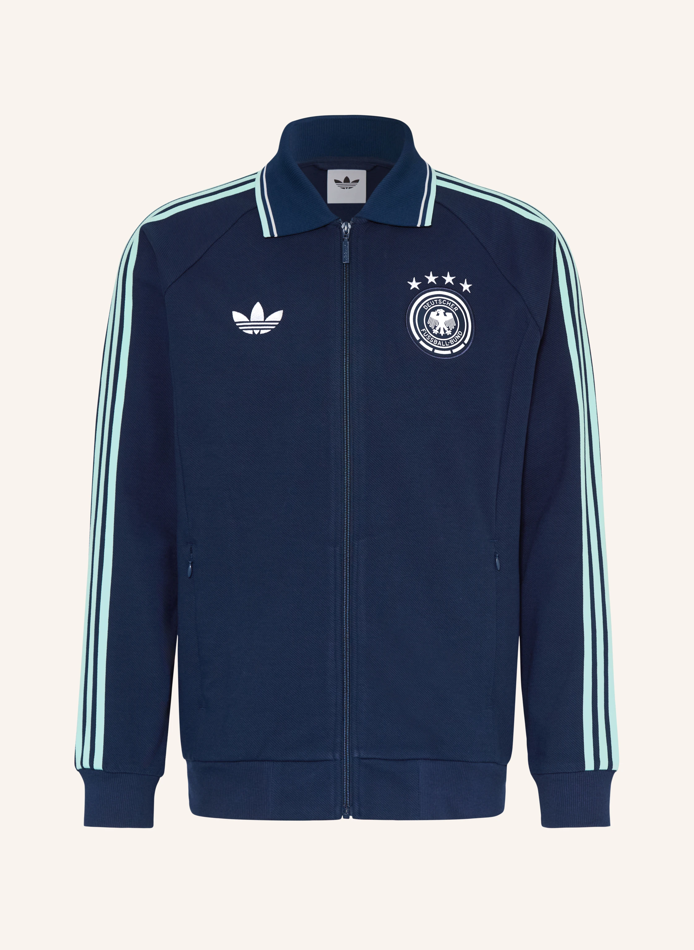 adidas Germany Away Anthem Training Jacket 2026 World Cup in blue