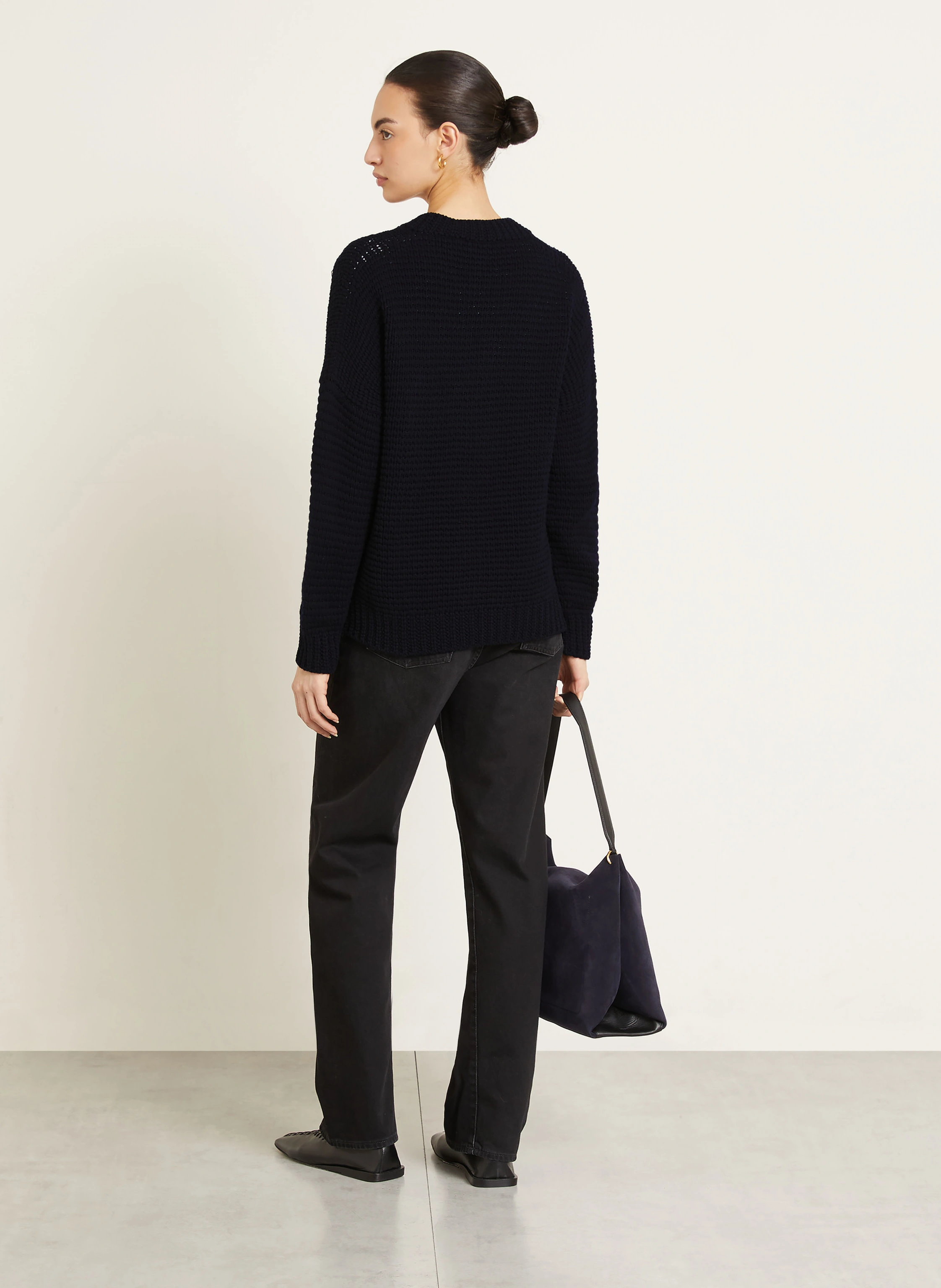 IRIS von ARNIM Cashmere sweater MAGNOLIA: DARK BLUE