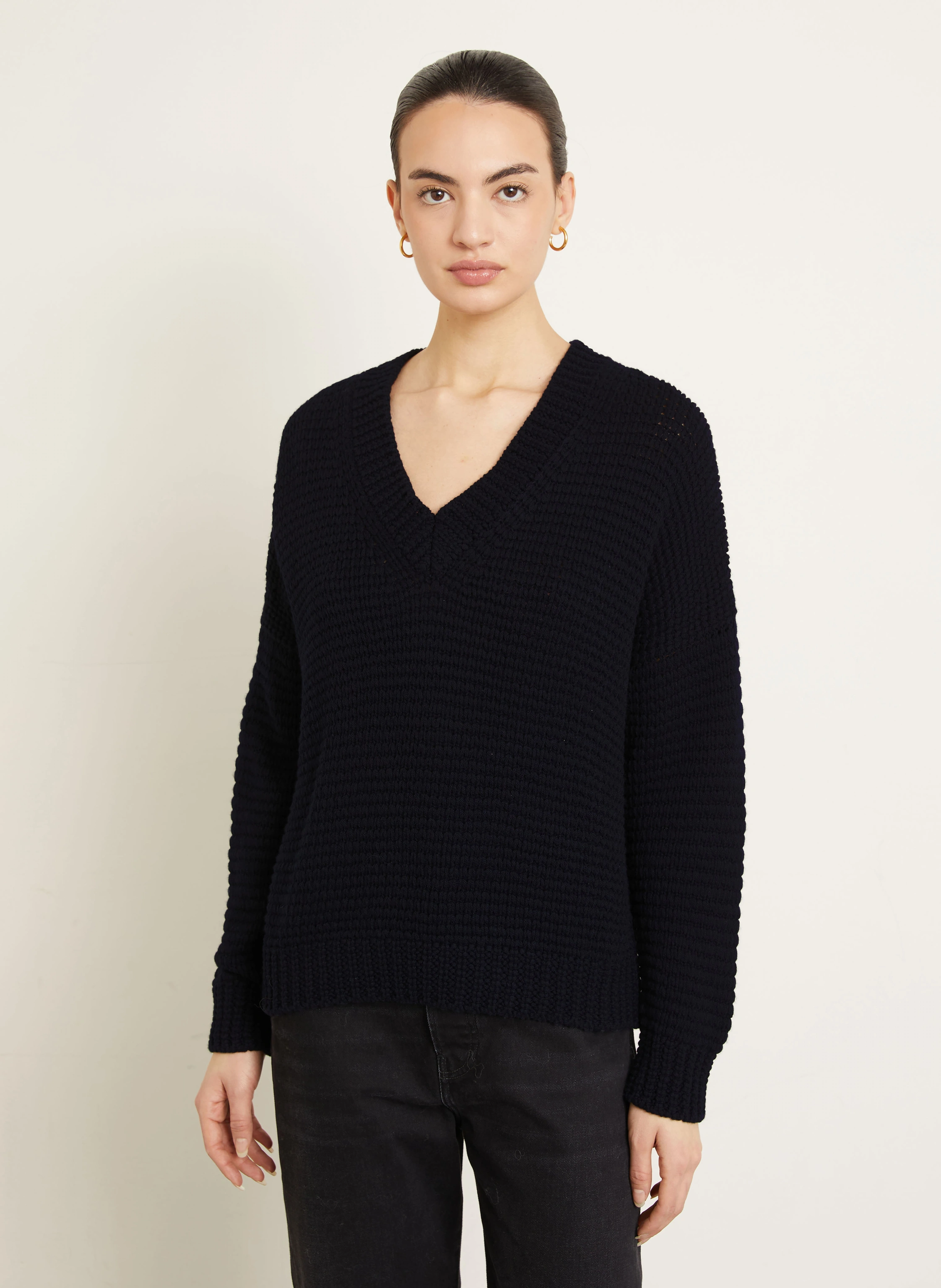 IRIS von ARNIM Cashmere sweater MAGNOLIA: DARK BLUE