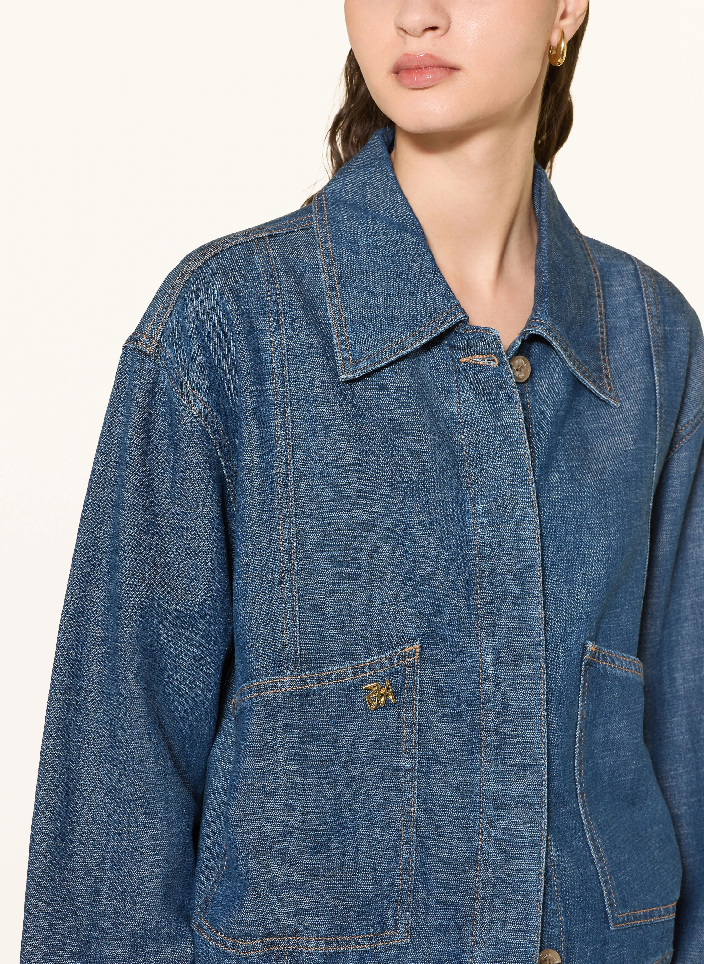 MOS MOSH Denim jacket MMEYLA ARGE: 447 DARK BLUE