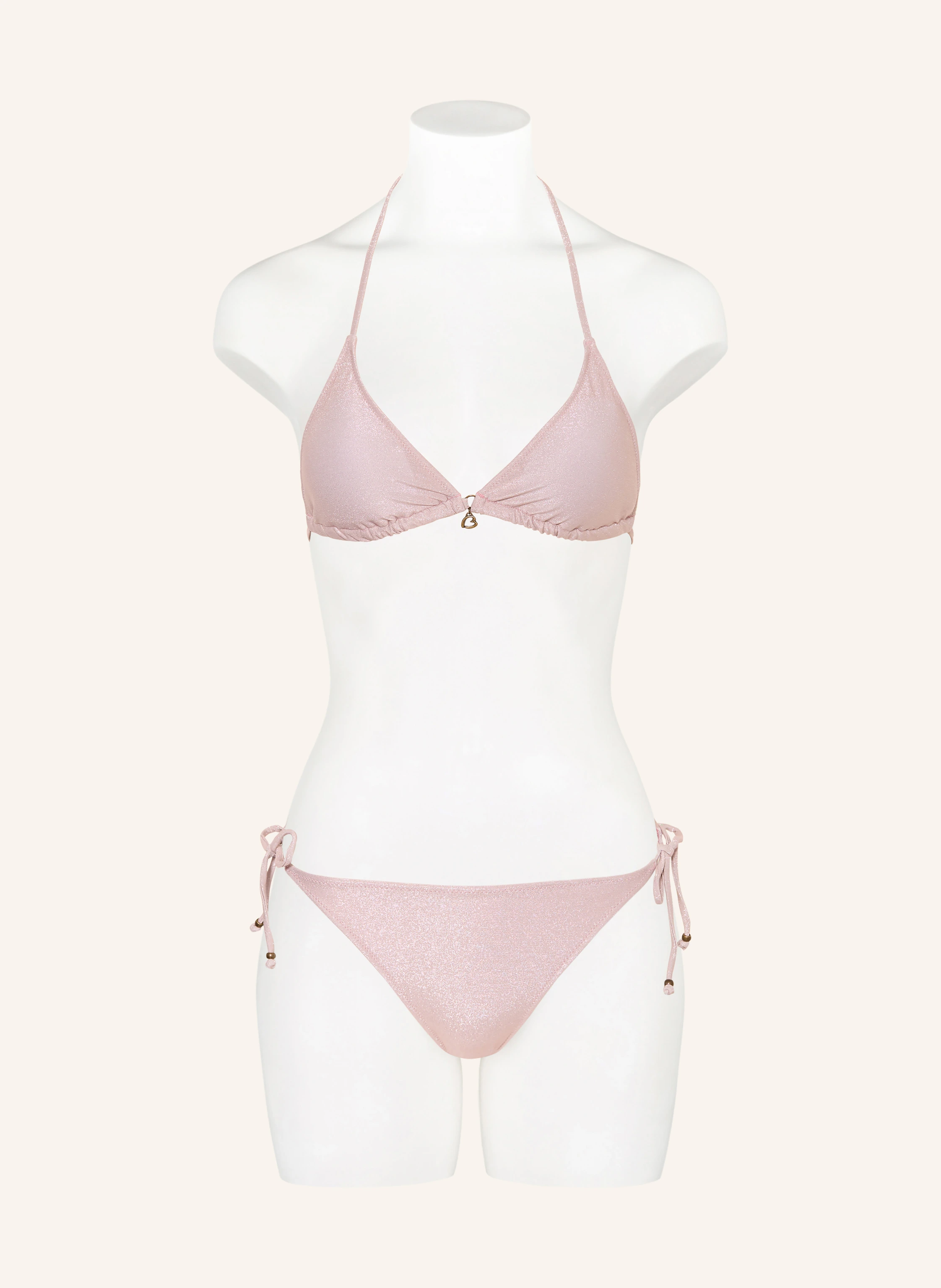 BANANA MOON CRICOMASSA triangle bikini with glitter thread: ROSE