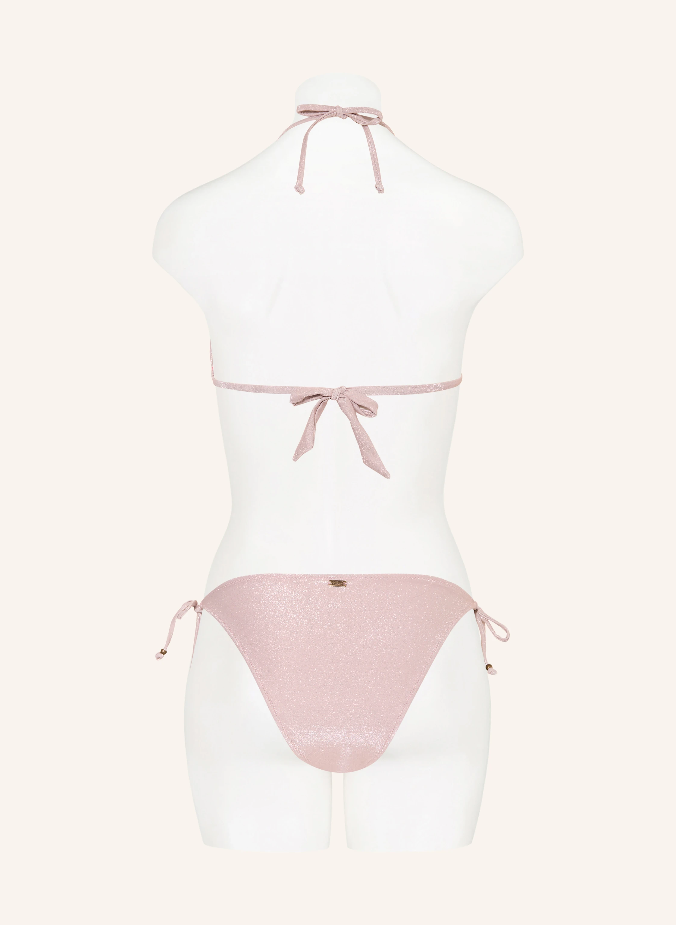 BANANA MOON CRICOMASSA triangle bikini with glitter thread: ROSE