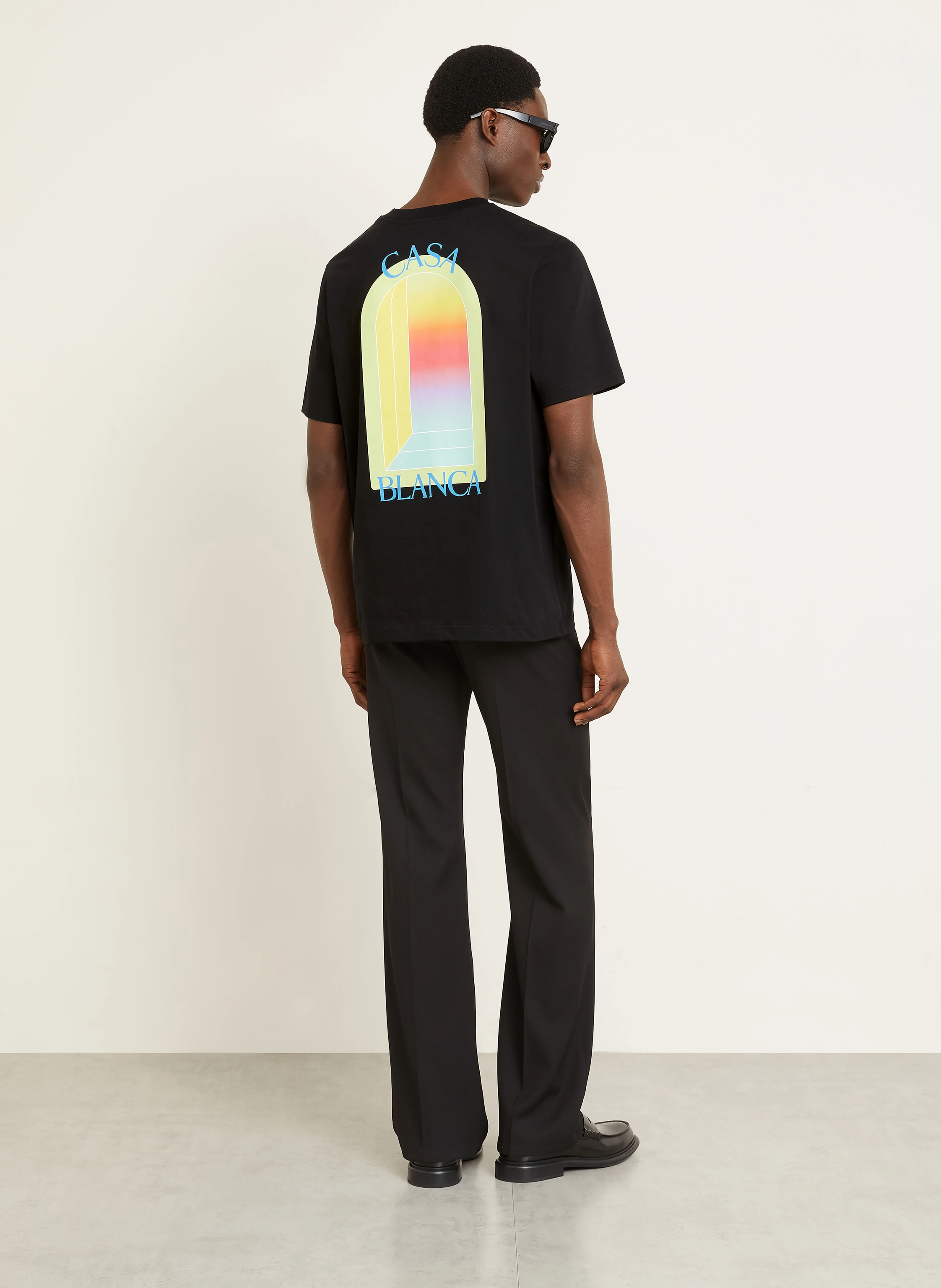 Casablanca T-shirt: BLACK